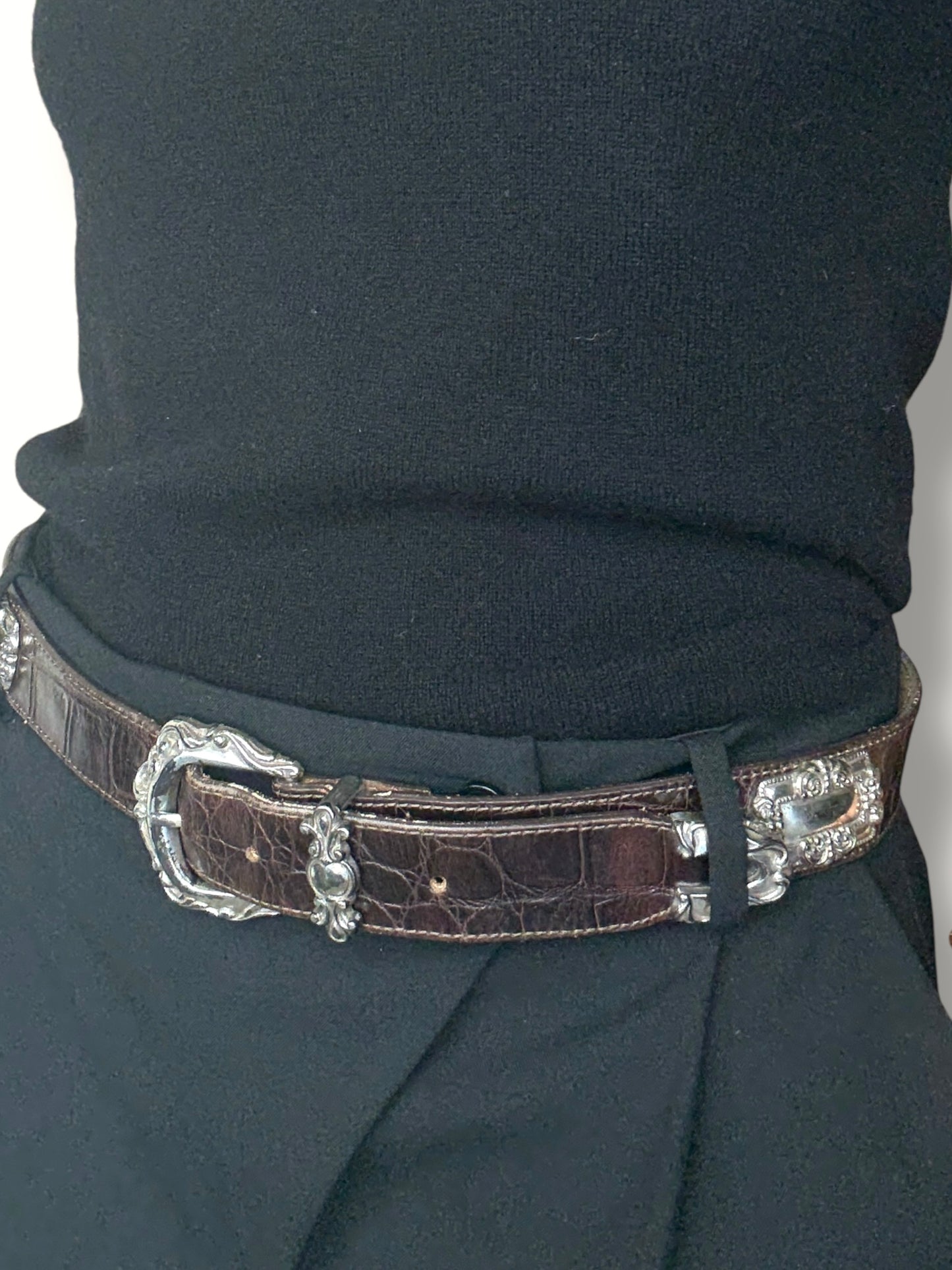 Brown Concho Belt