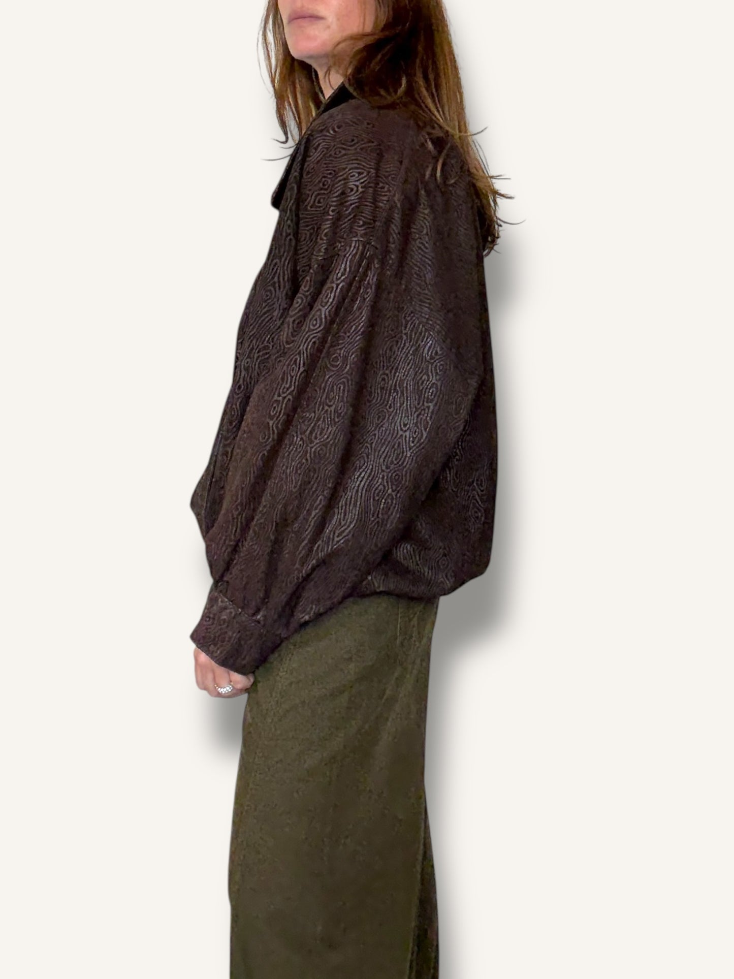 Espresso Leather Bomber