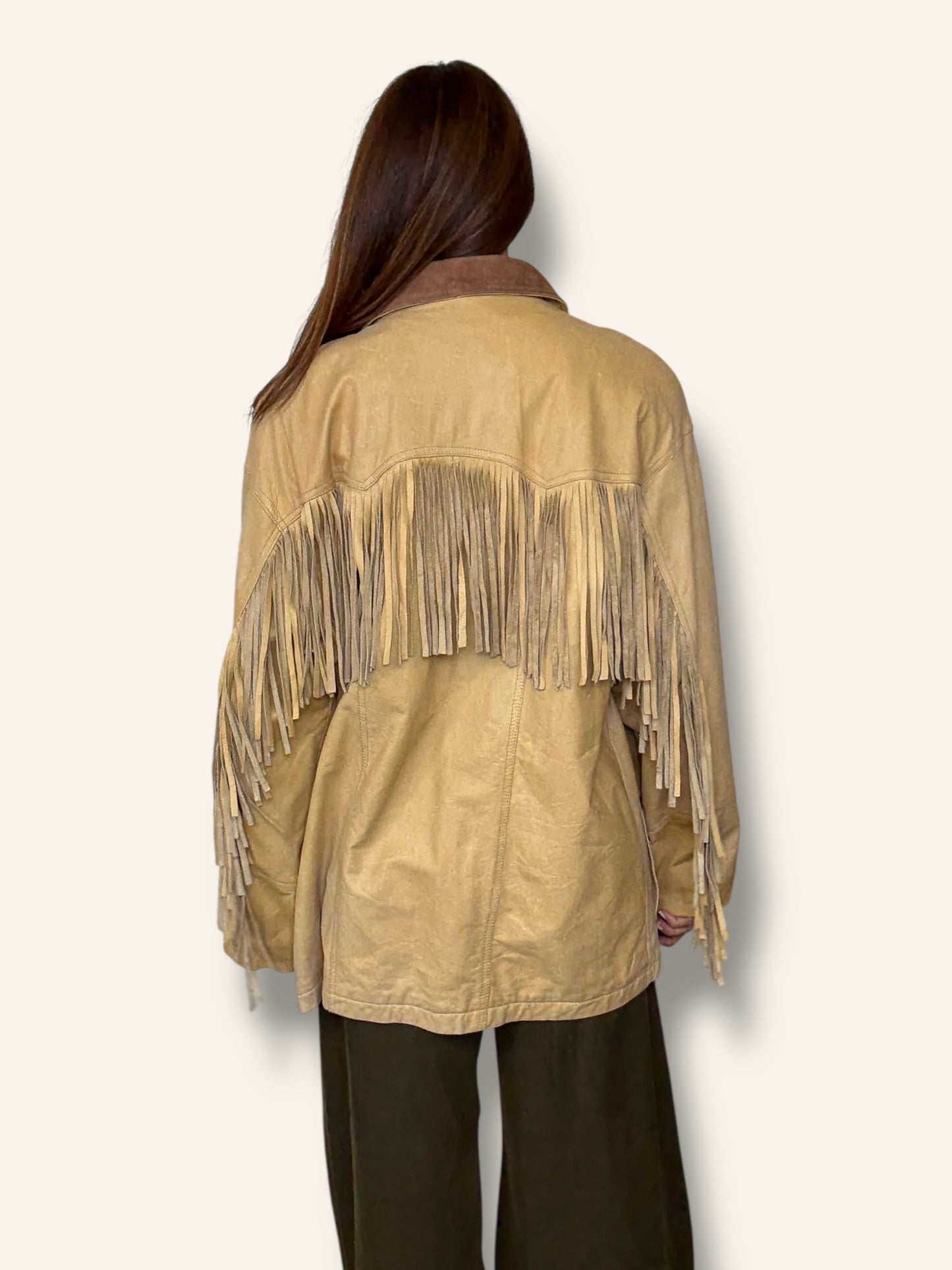 Fringe Leather Jacket