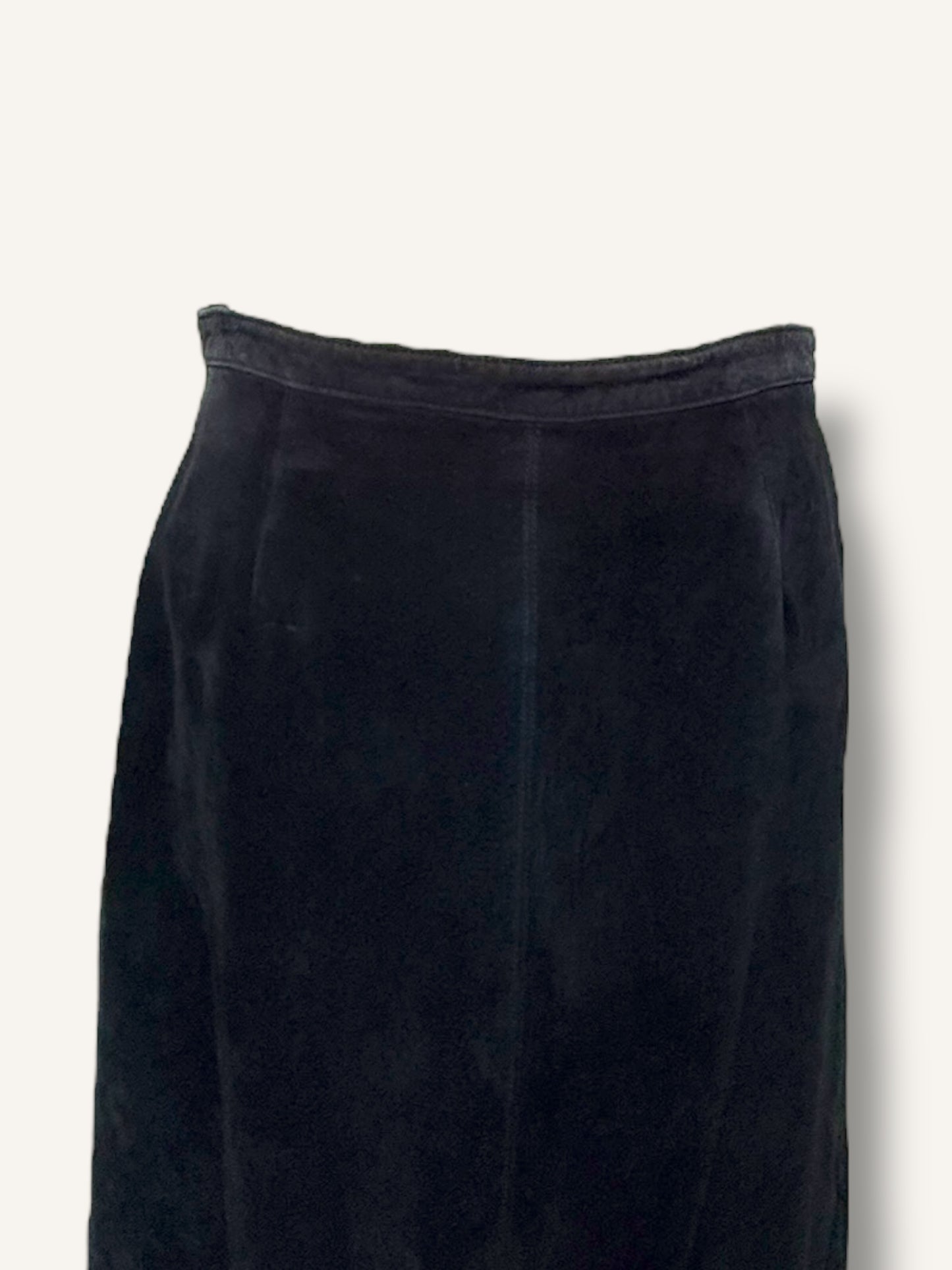 Suede Midi Skirt