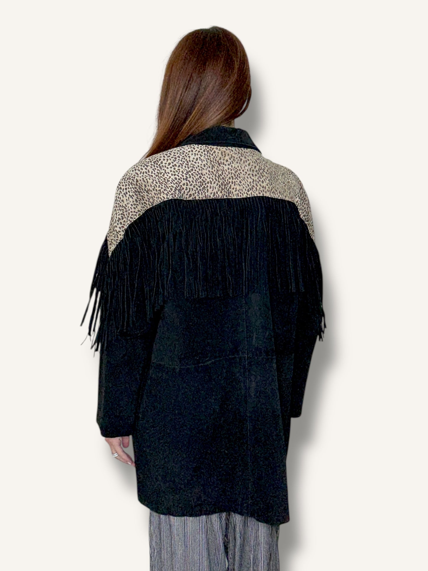 Suede Fringe Jacket
