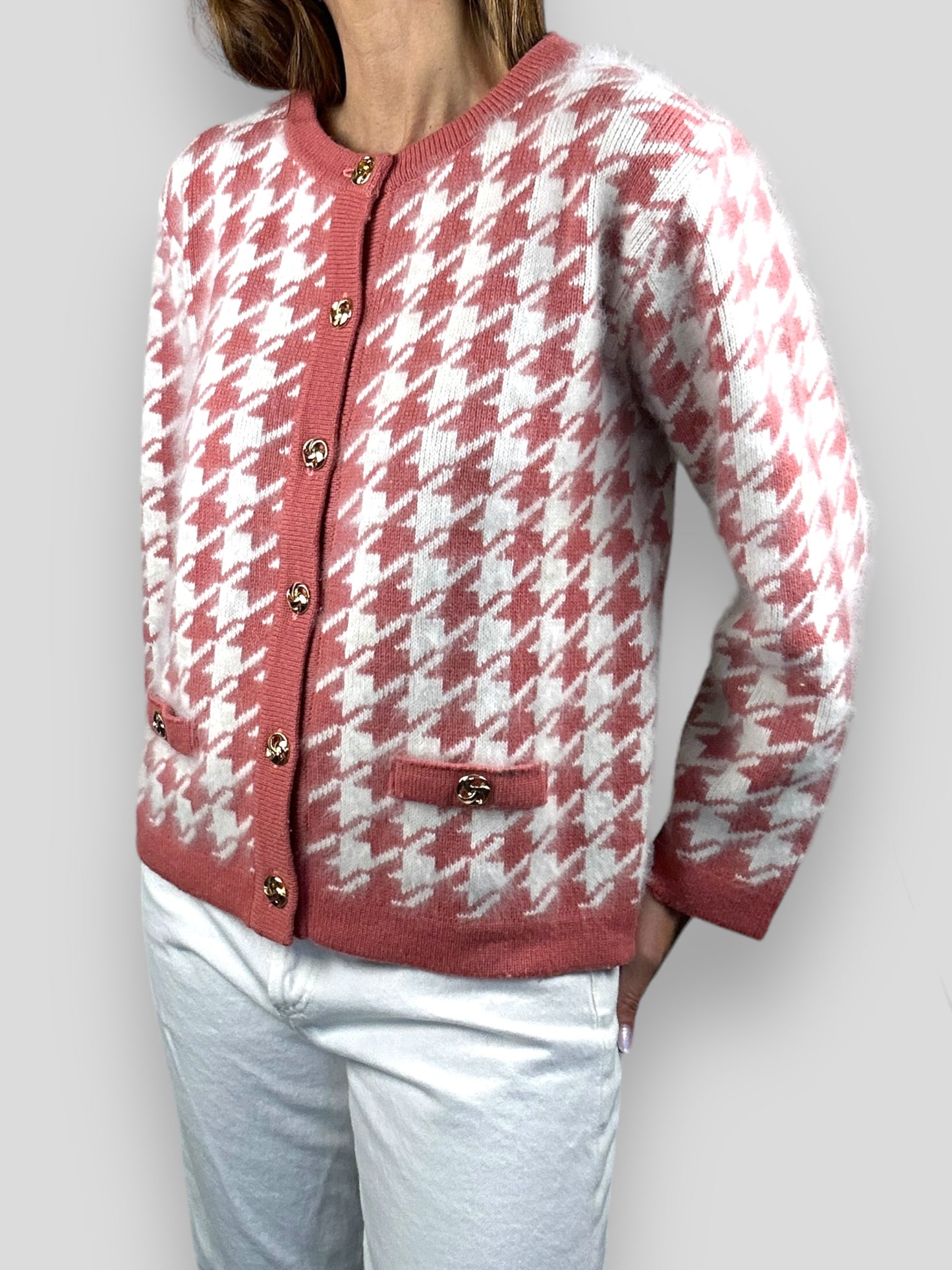 Houndstooth Cardigan