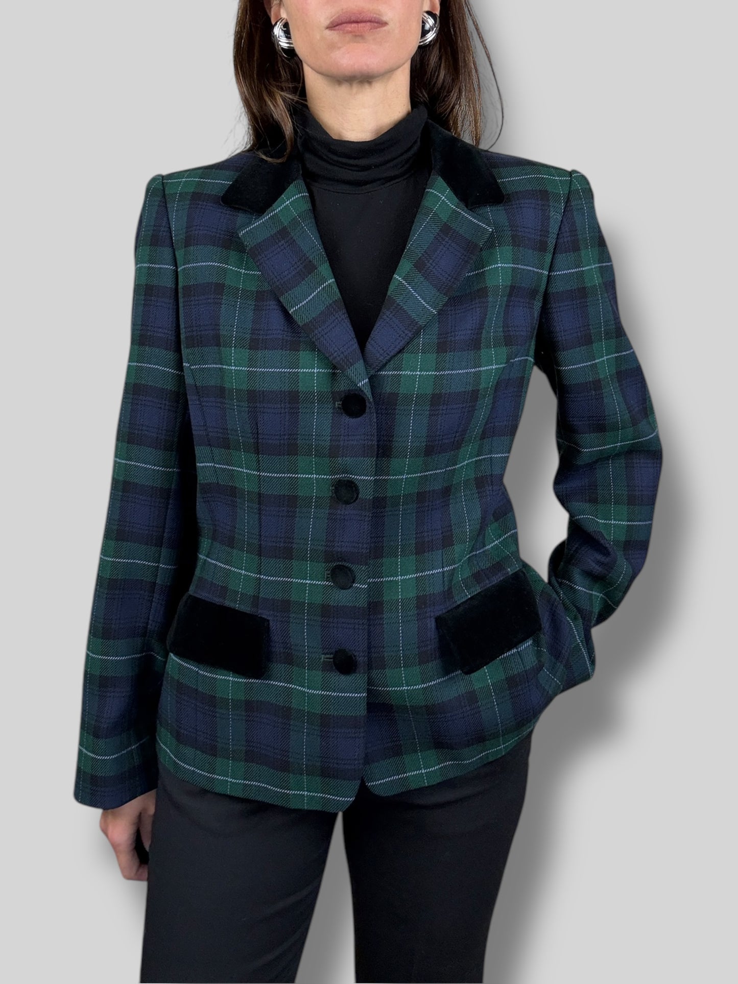 Plaid Blazer