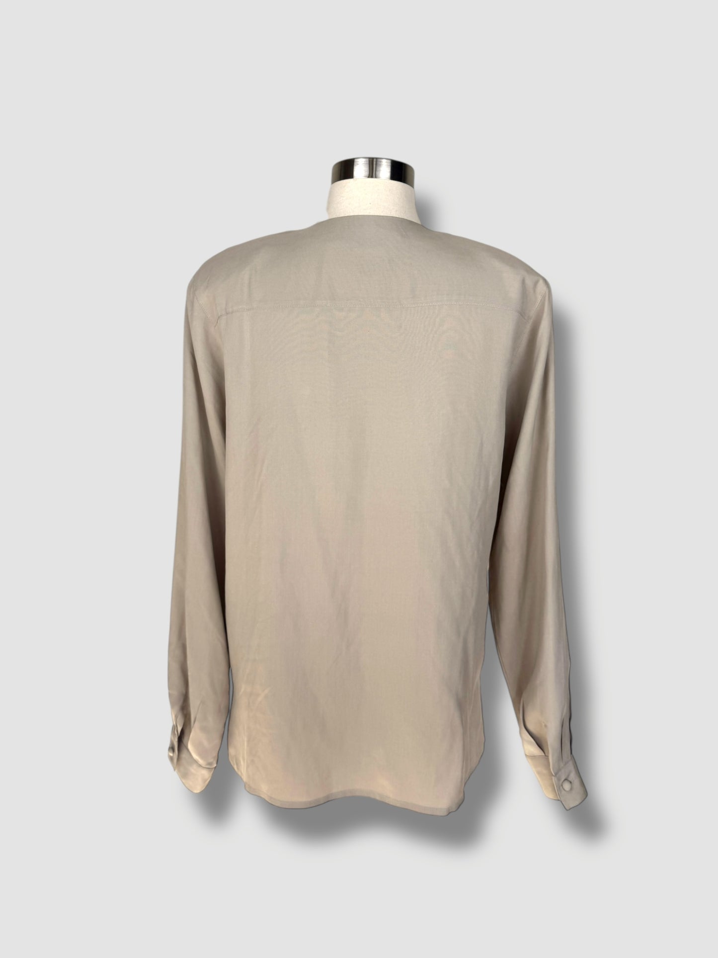 Silk Taupe Shirt