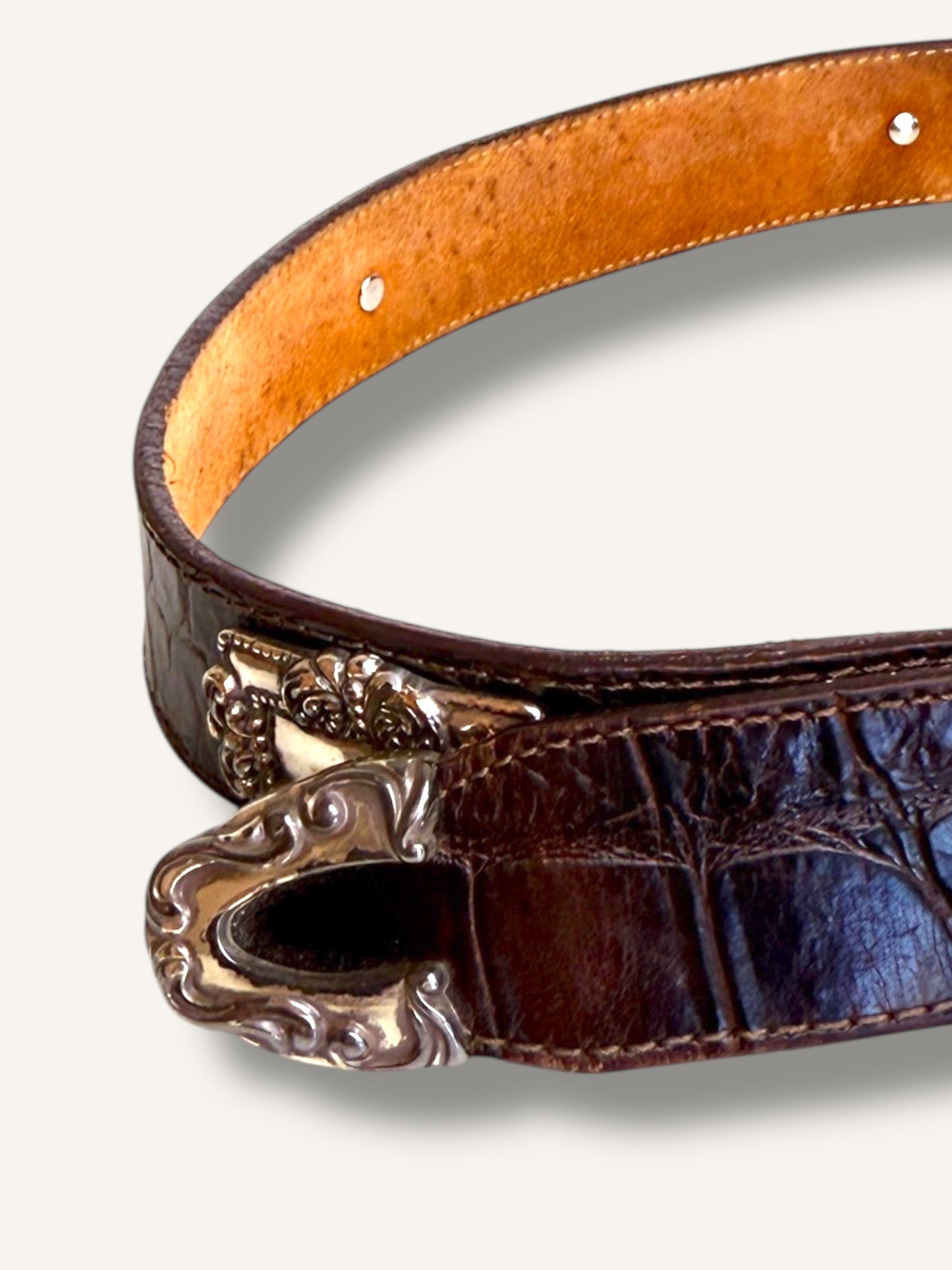 Brown Concho Belt