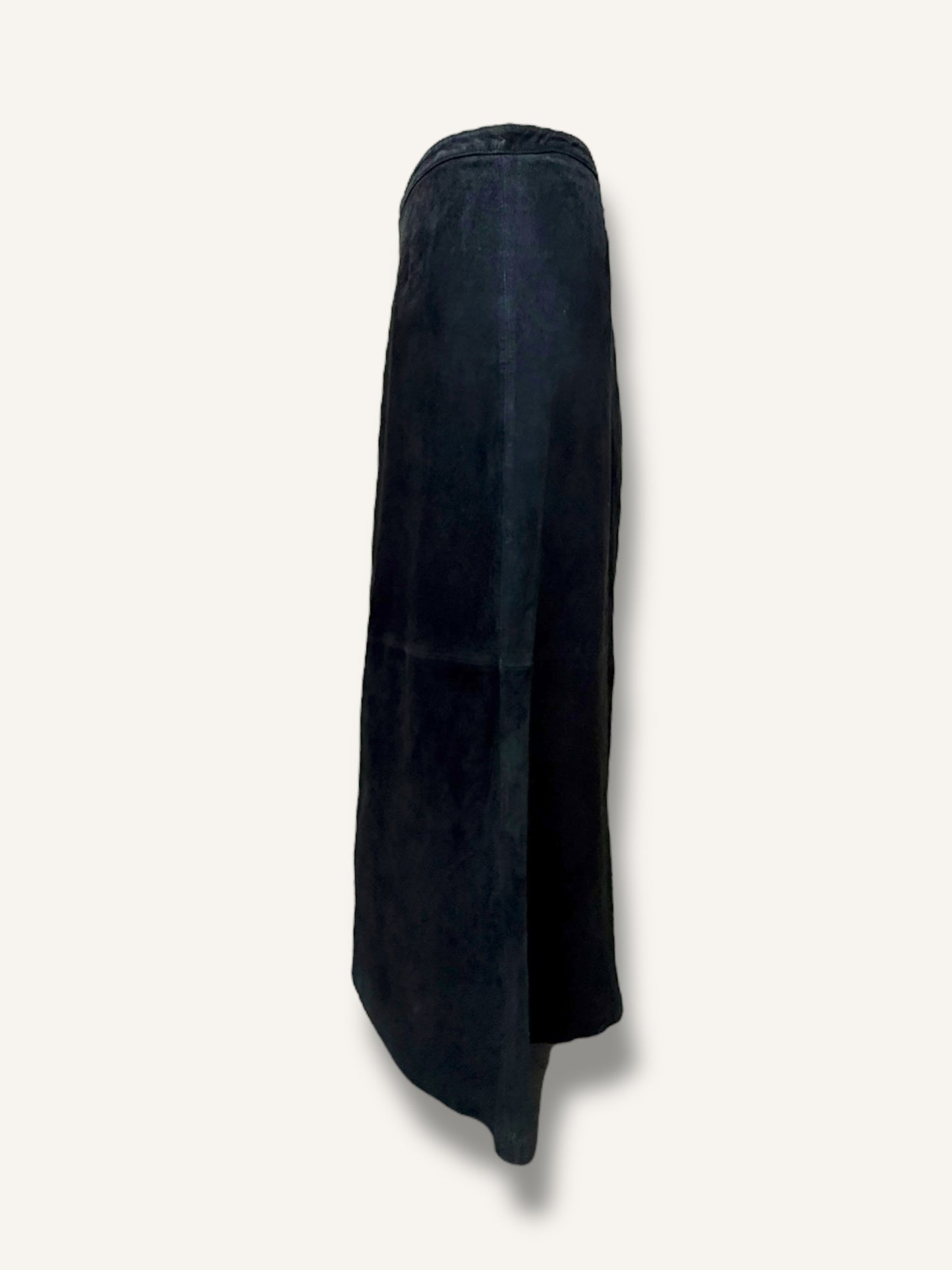 Suede Midi Skirt