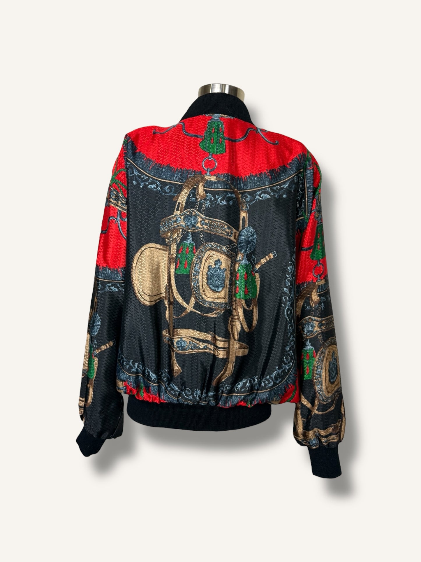 Scarf Print Bomber
