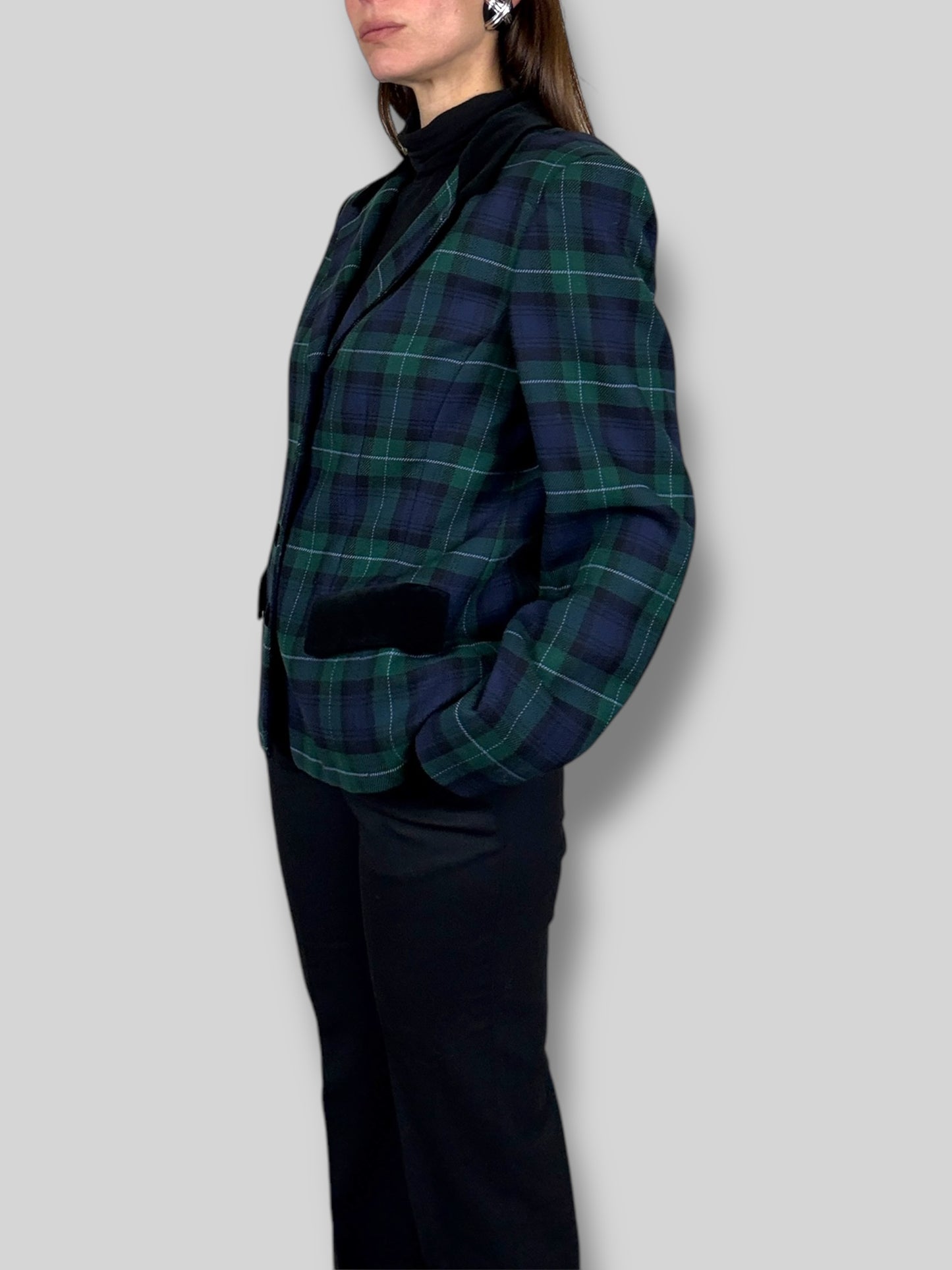 Plaid Blazer