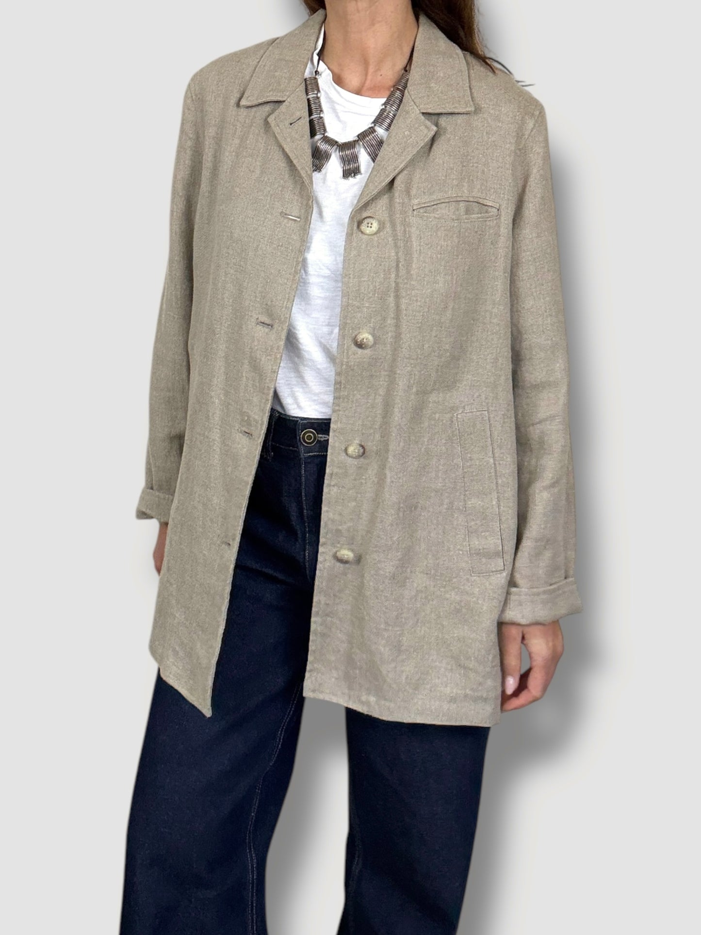 Faconnable Linen Jacket