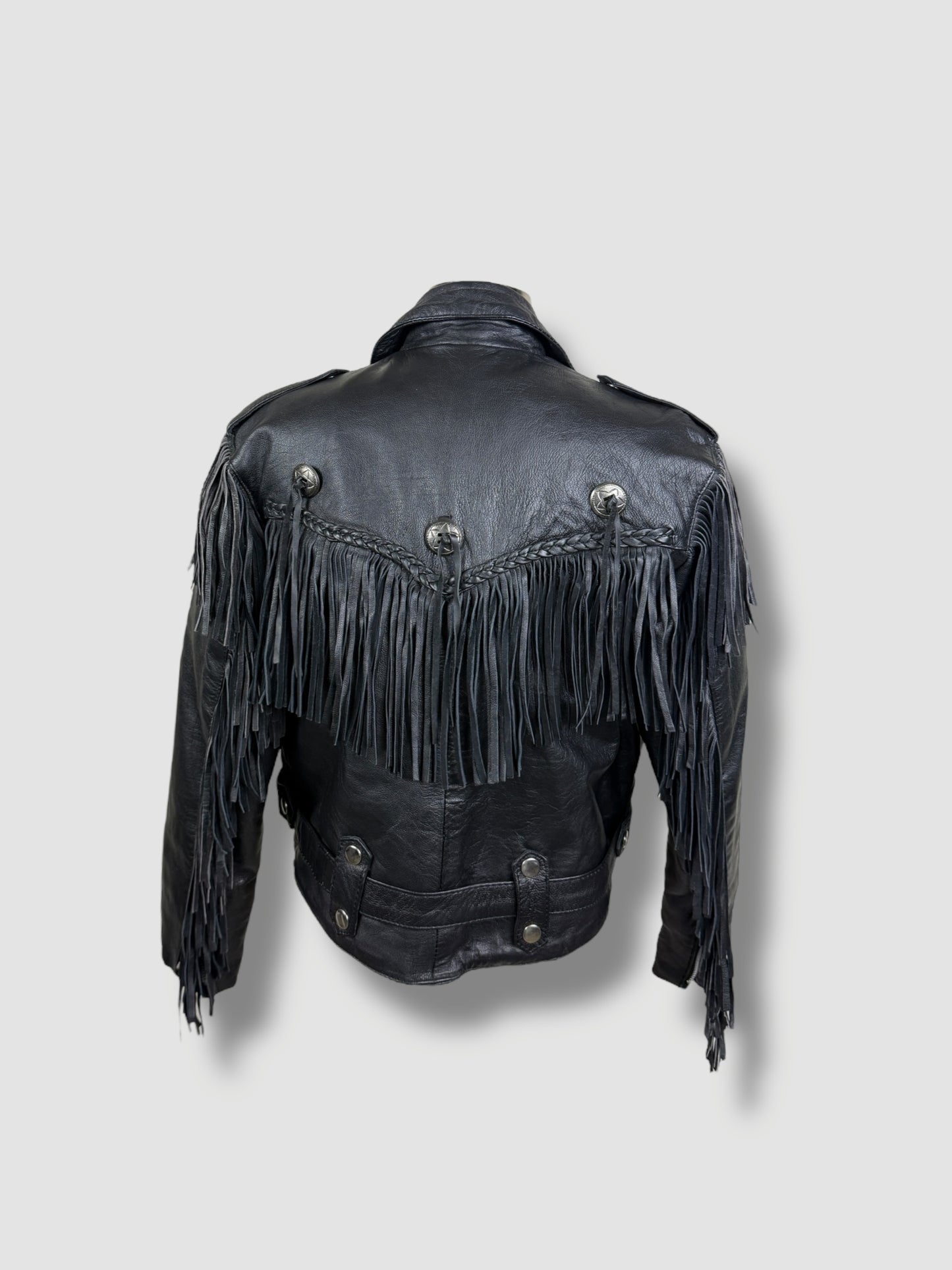 Fringe Leather Jacket