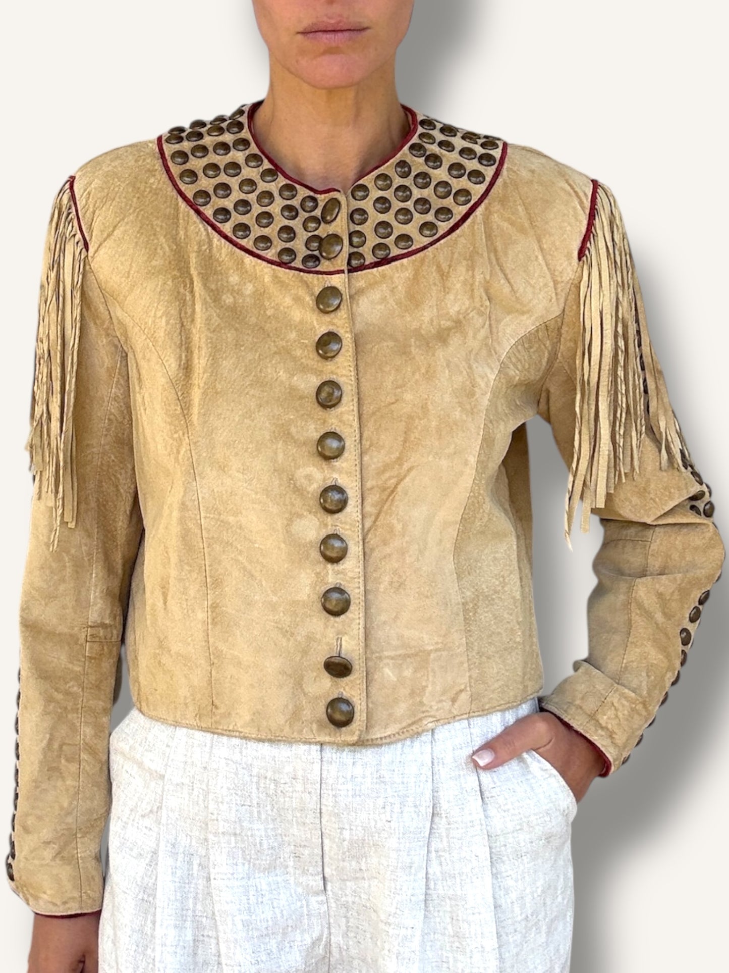 Studded Suede Jacket