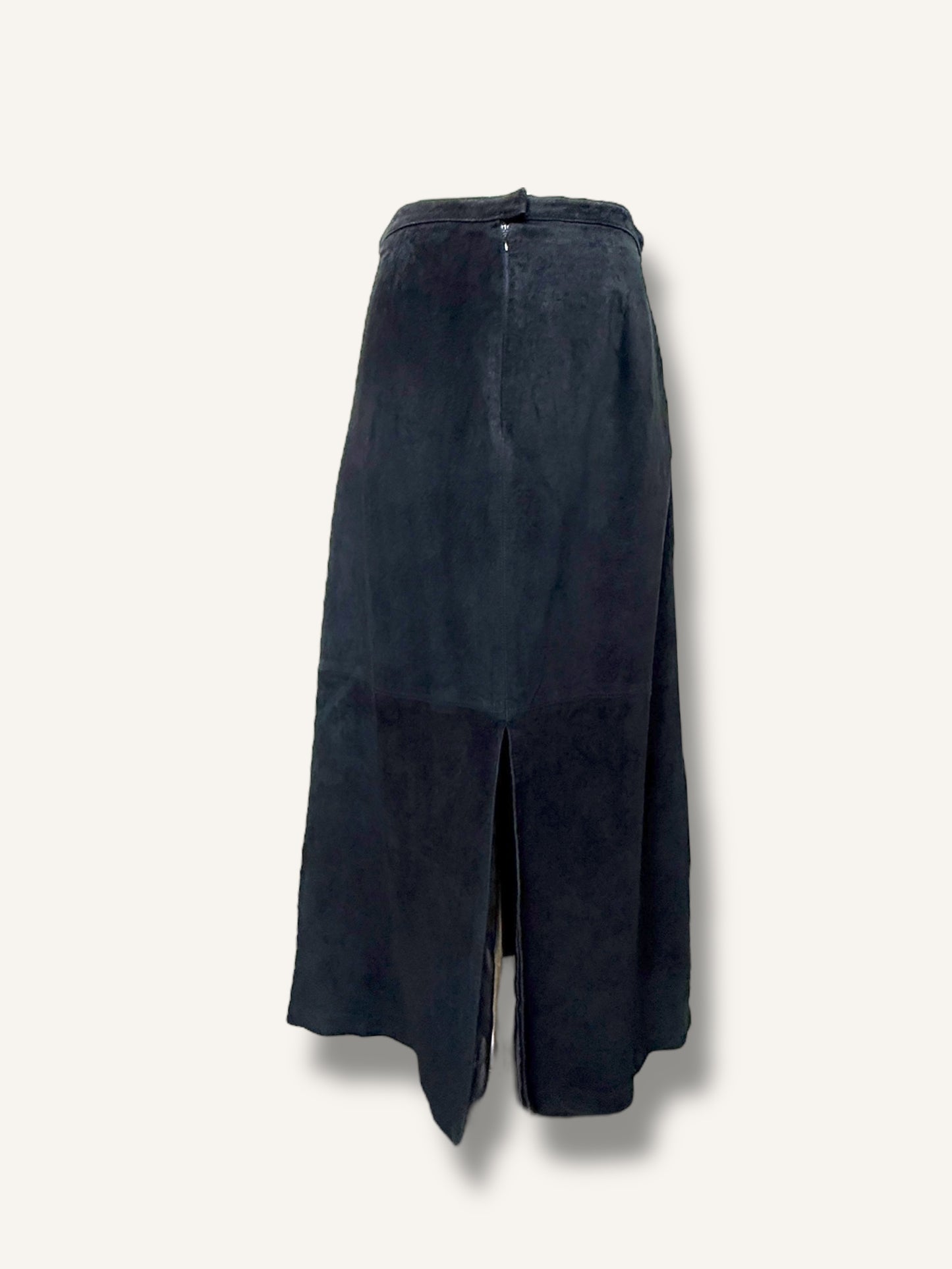 Suede Midi Skirt