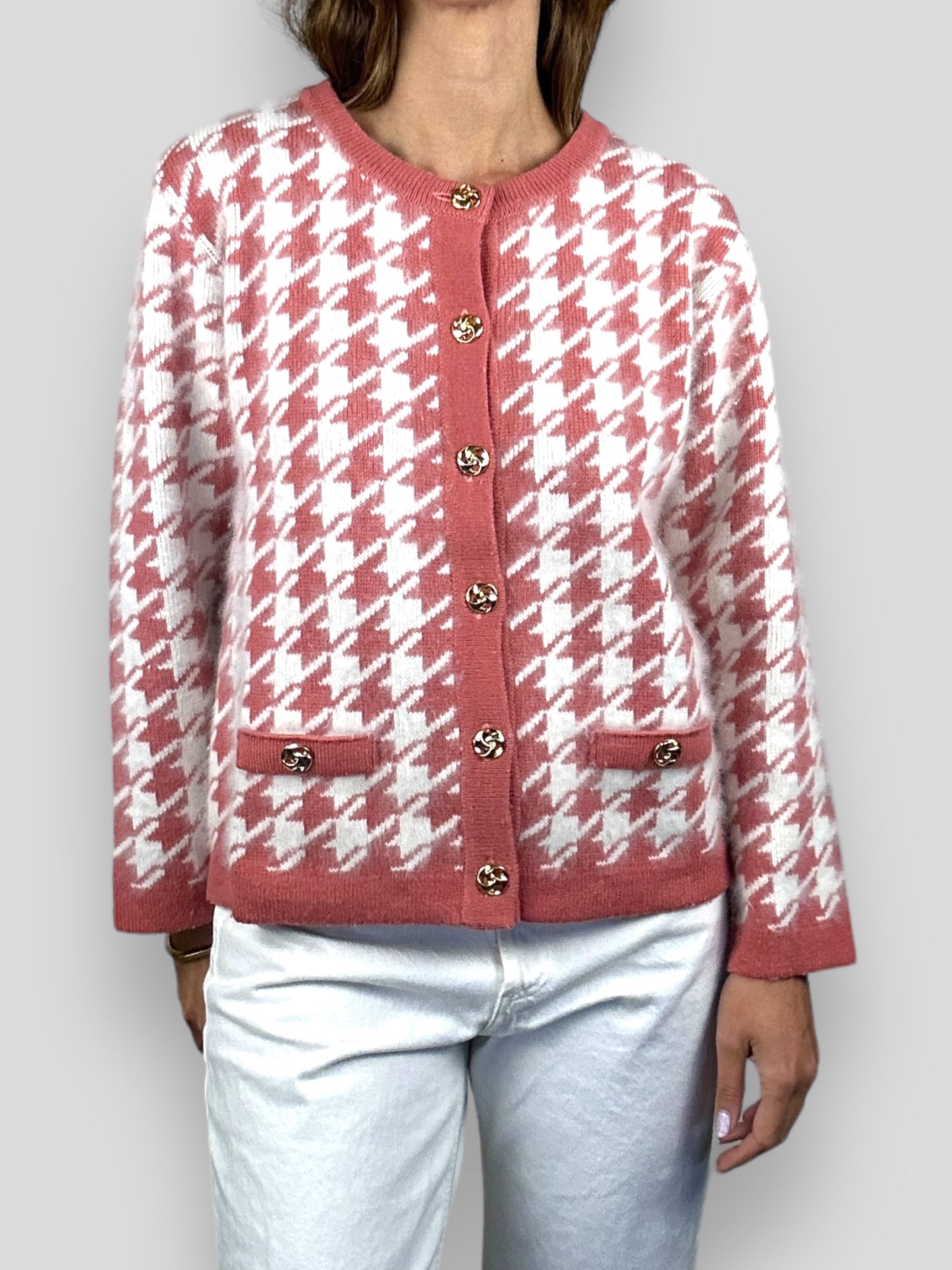 Houndstooth Cardigan