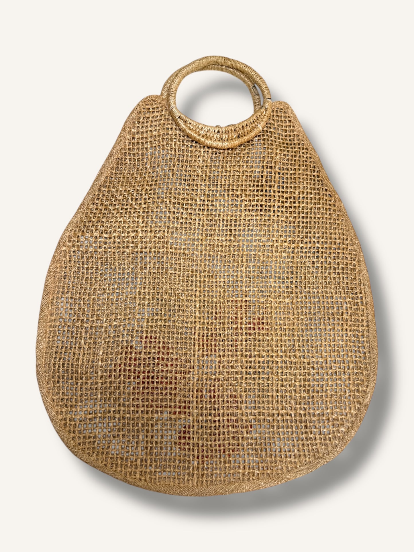 Woven straw bag