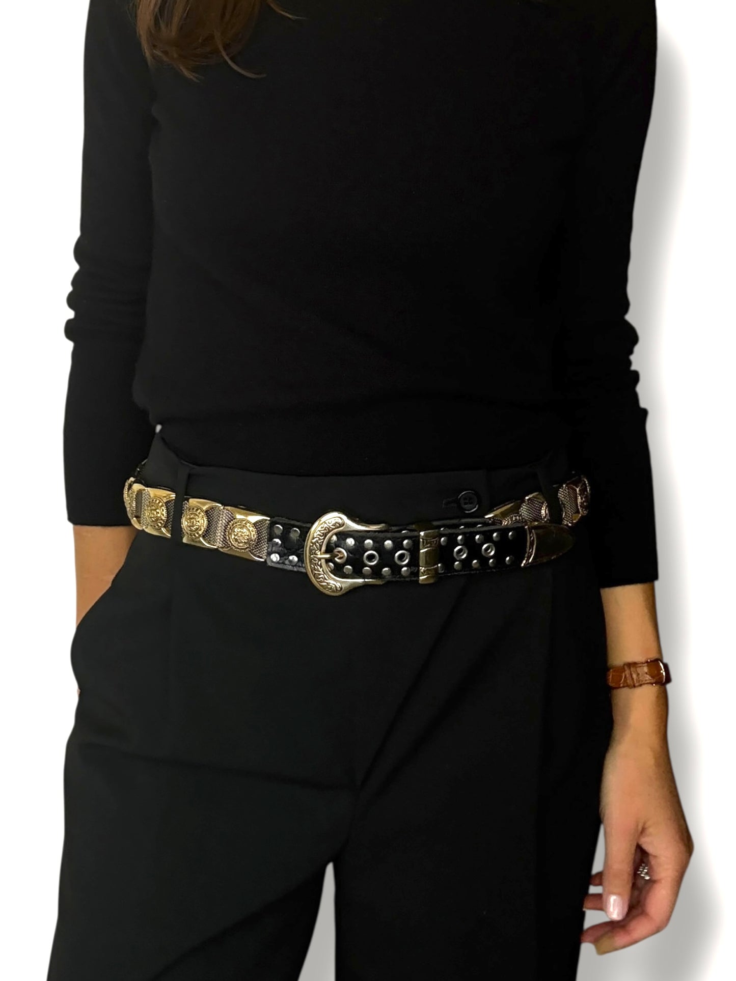 Mesh Concho Belt