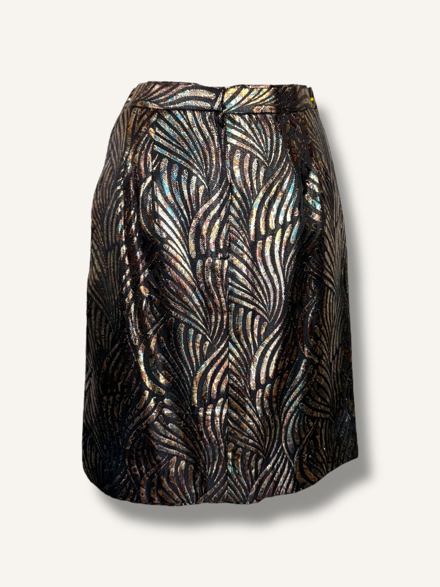 Metallic Pencil Skirt
