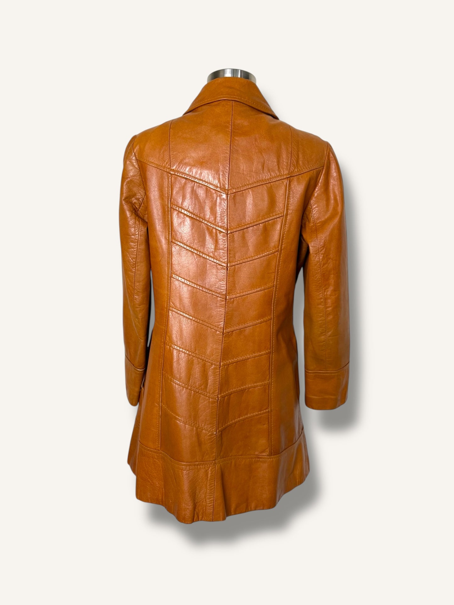 70's Leather Coat
