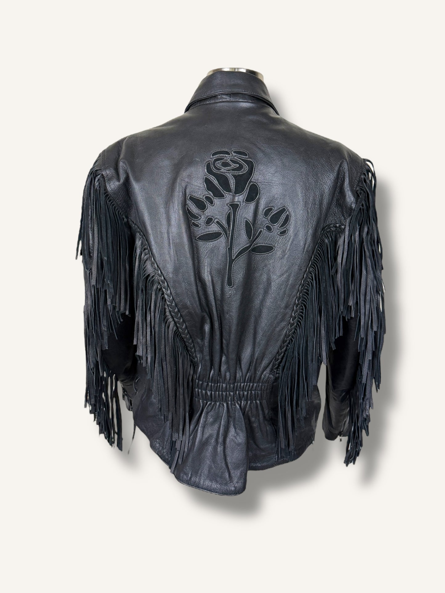 Fringe Leather Jacket