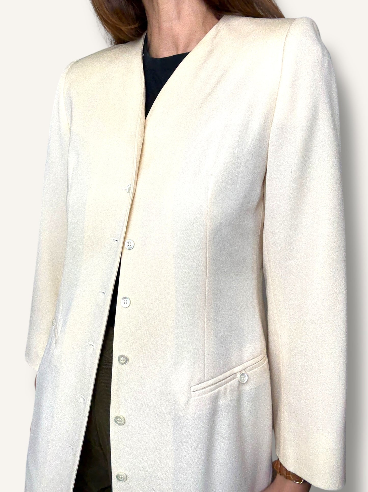 Ivory Dress Coat