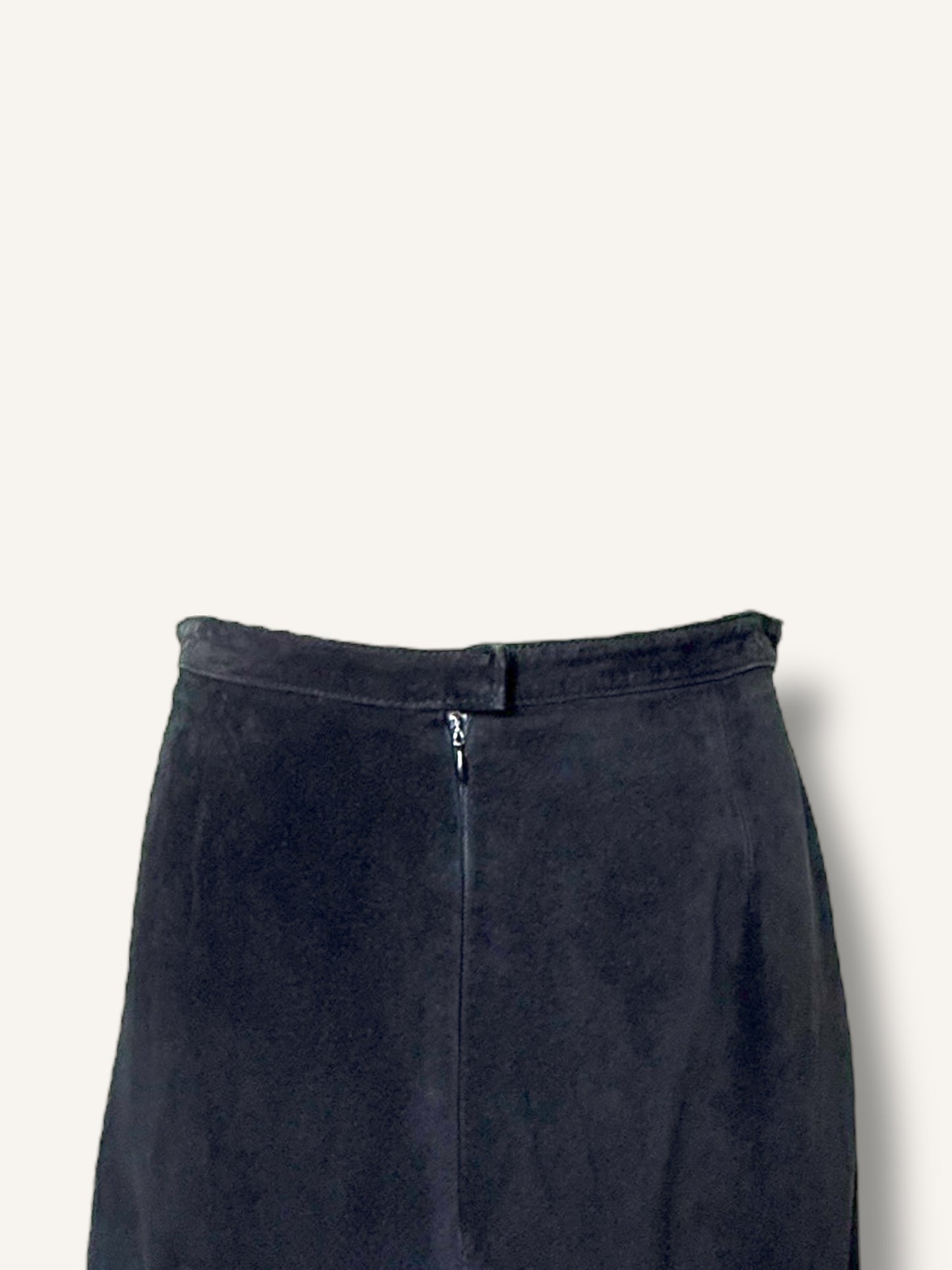 Suede Midi Skirt