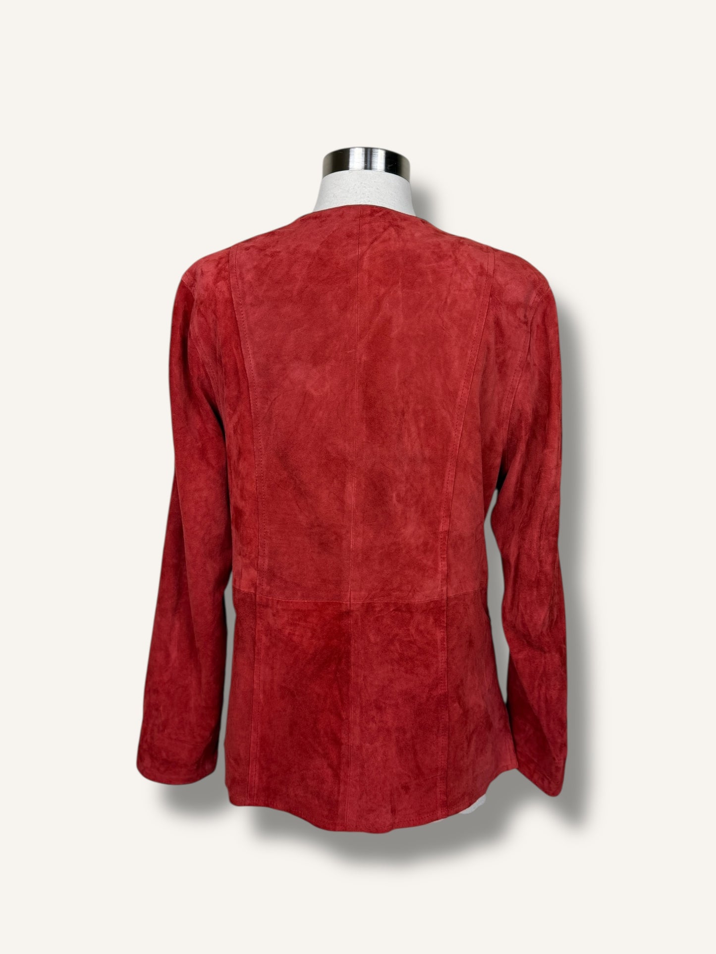 Terracotta Suede Jacket