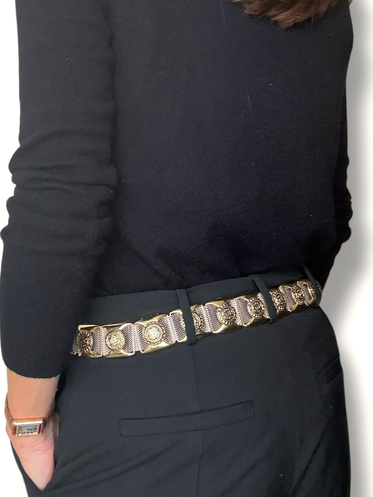 Mesh Concho Belt