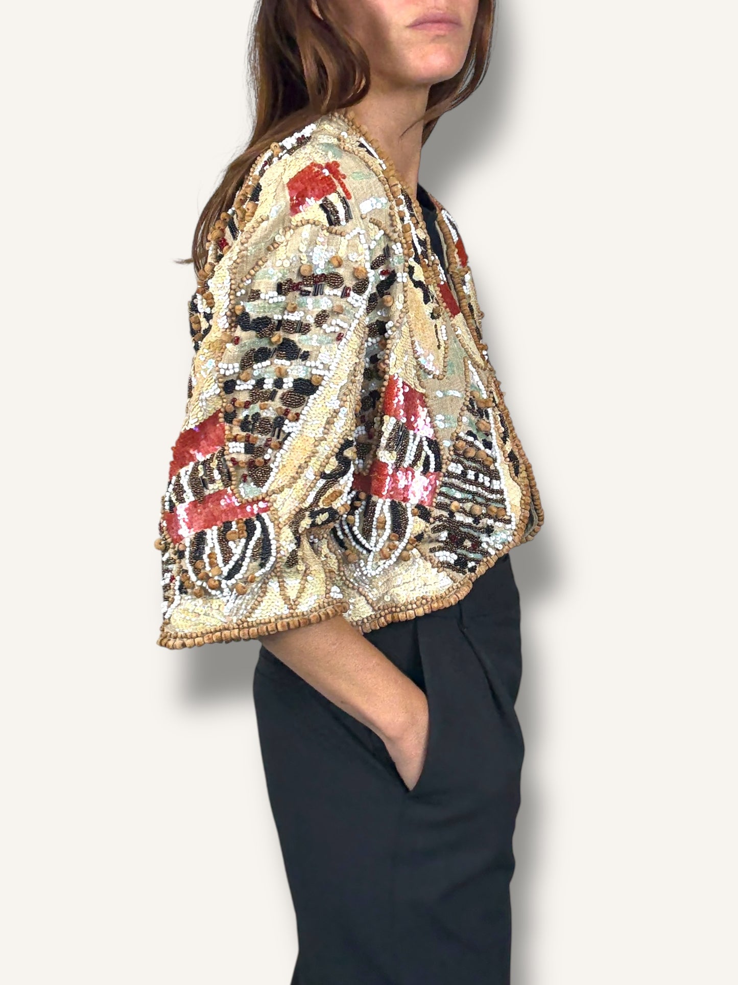 Sequin Bolero Jacket