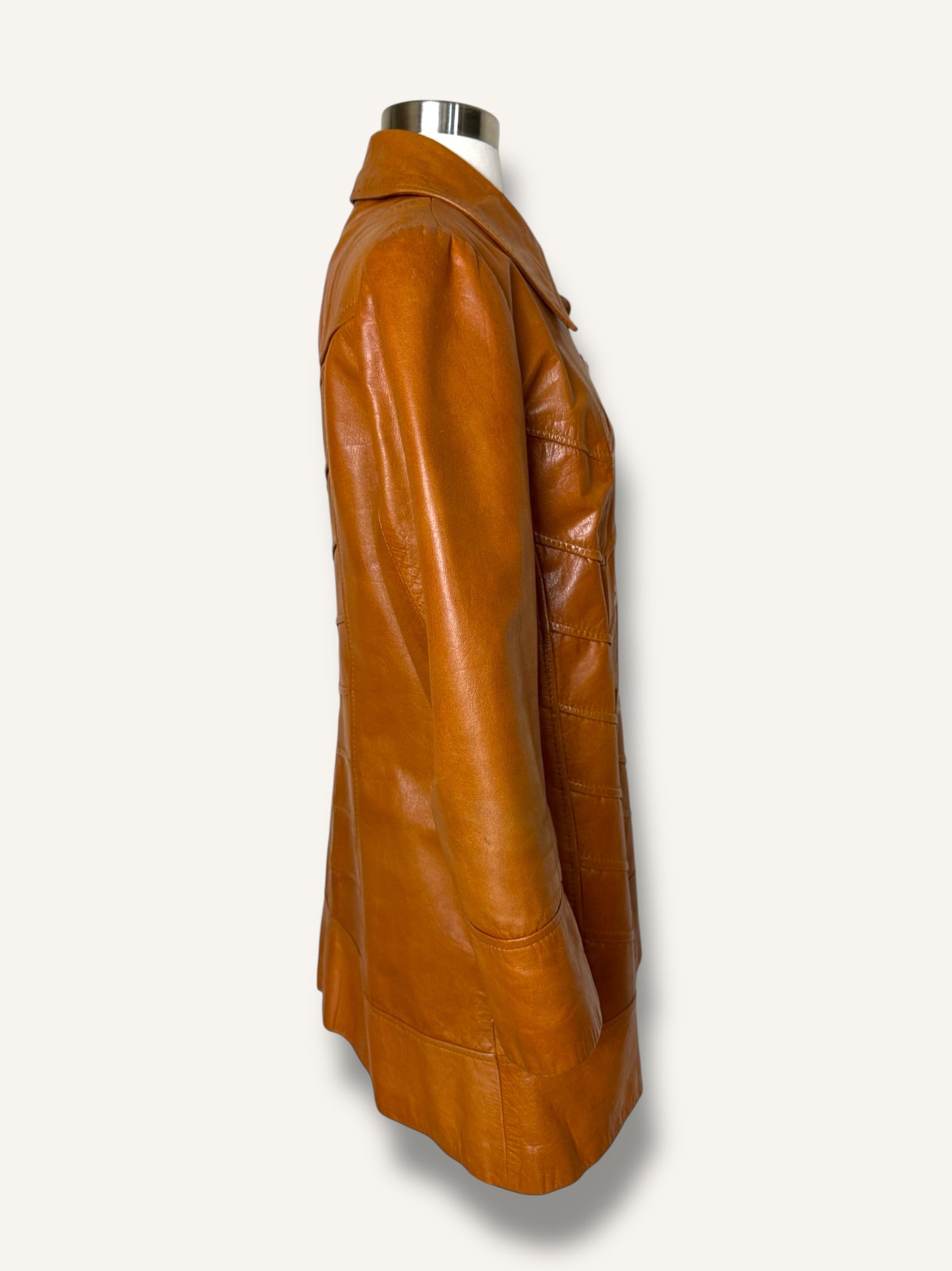 70's Leather Coat