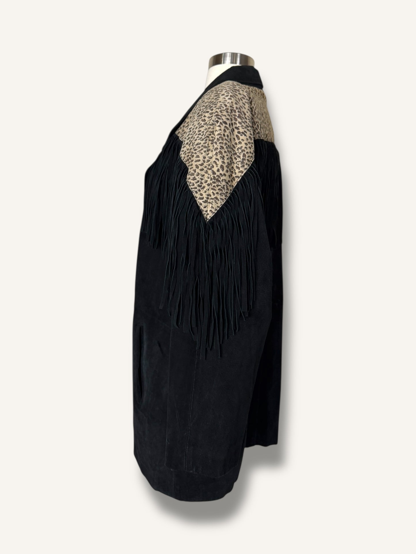 Suede Fringe Jacket