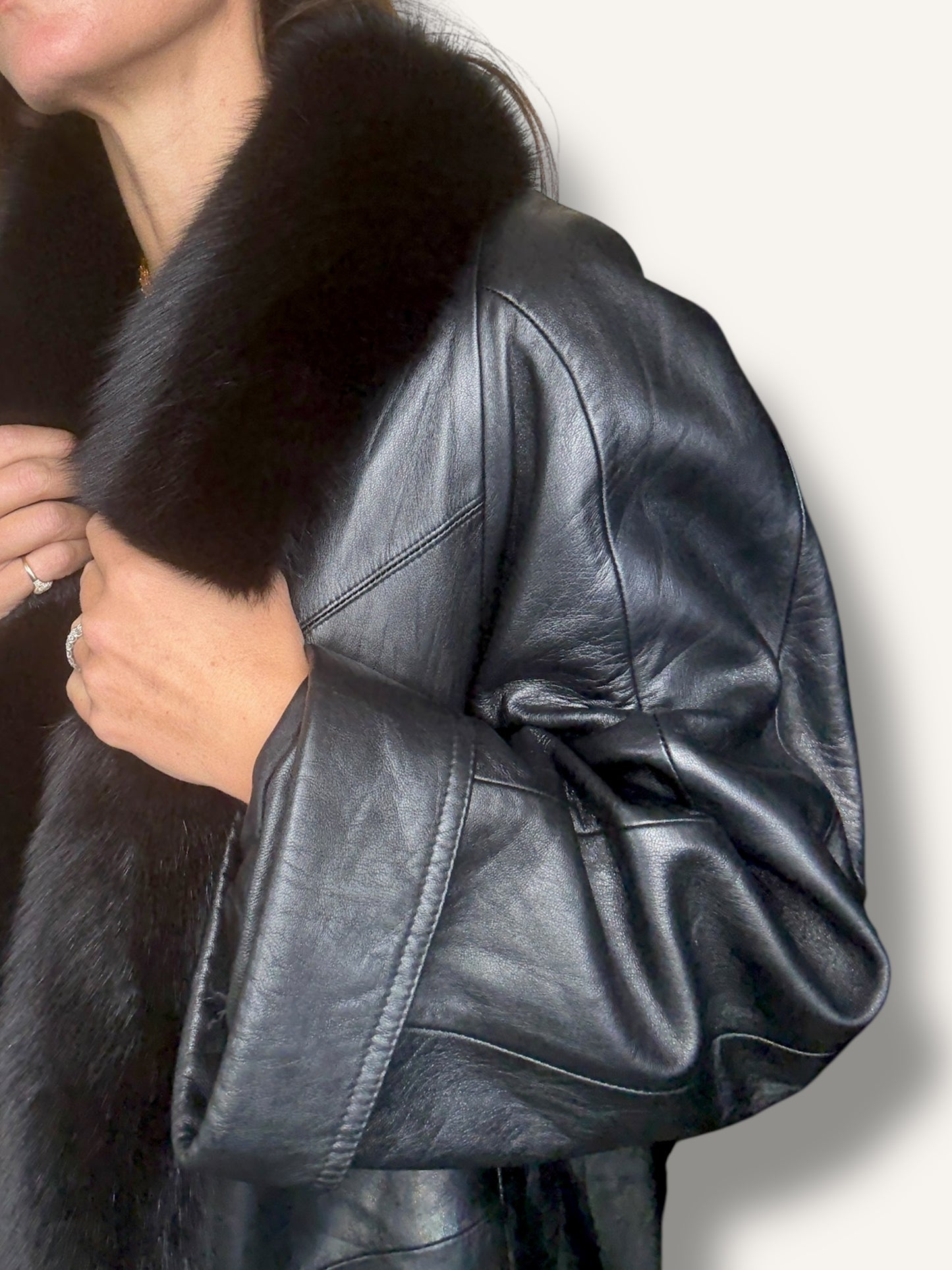 Leather & Fox Coat