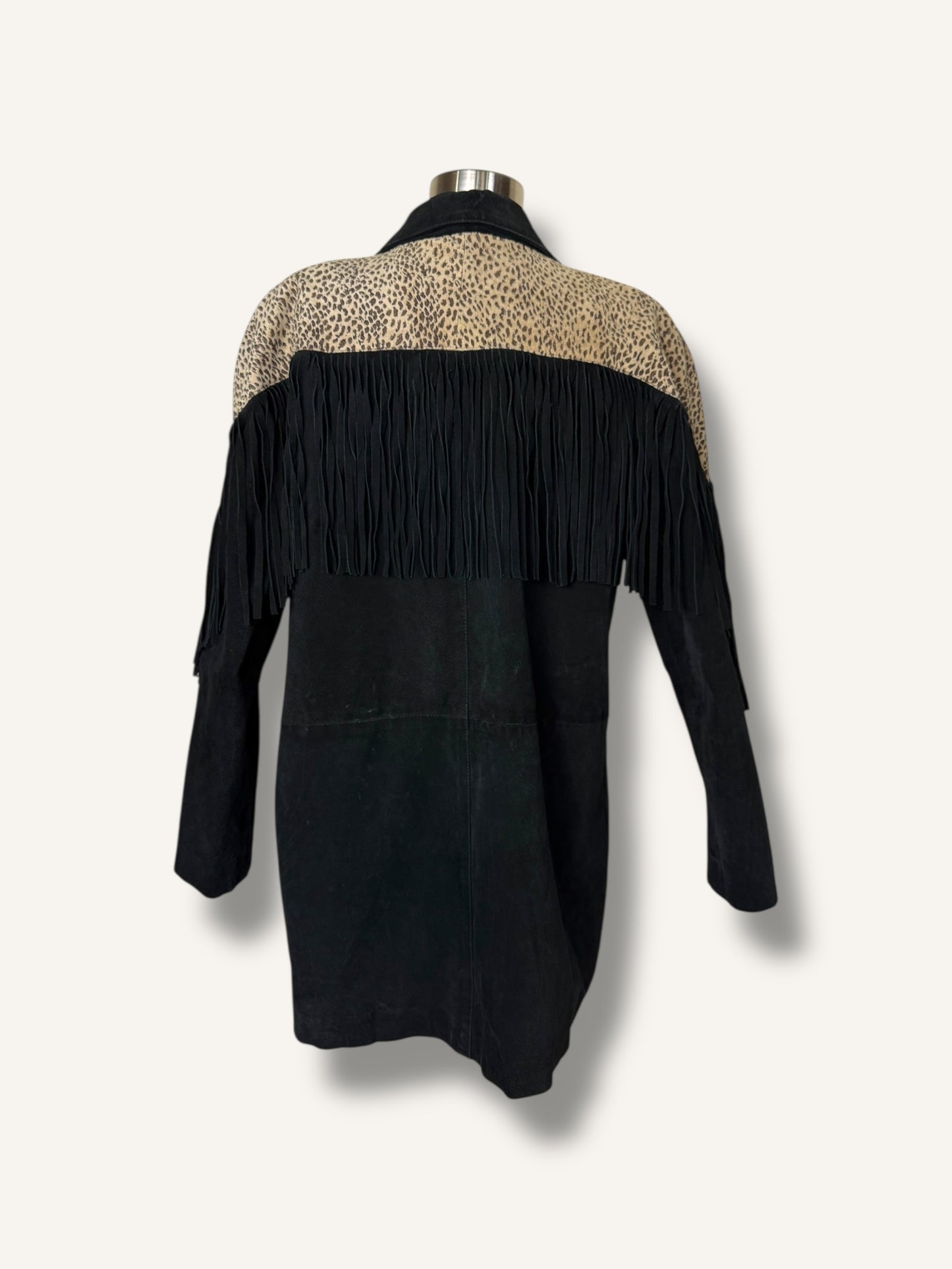 Suede Fringe Jacket
