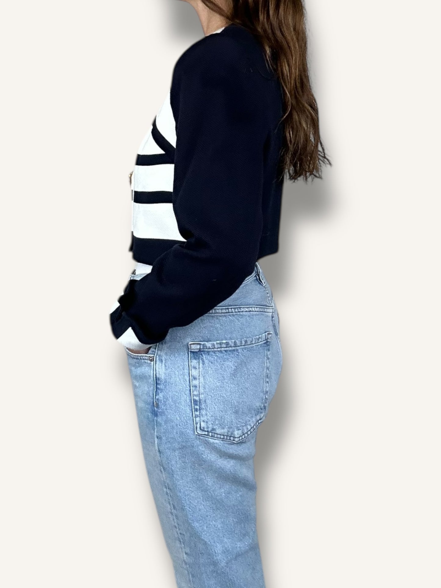 Nautical cropped jacket