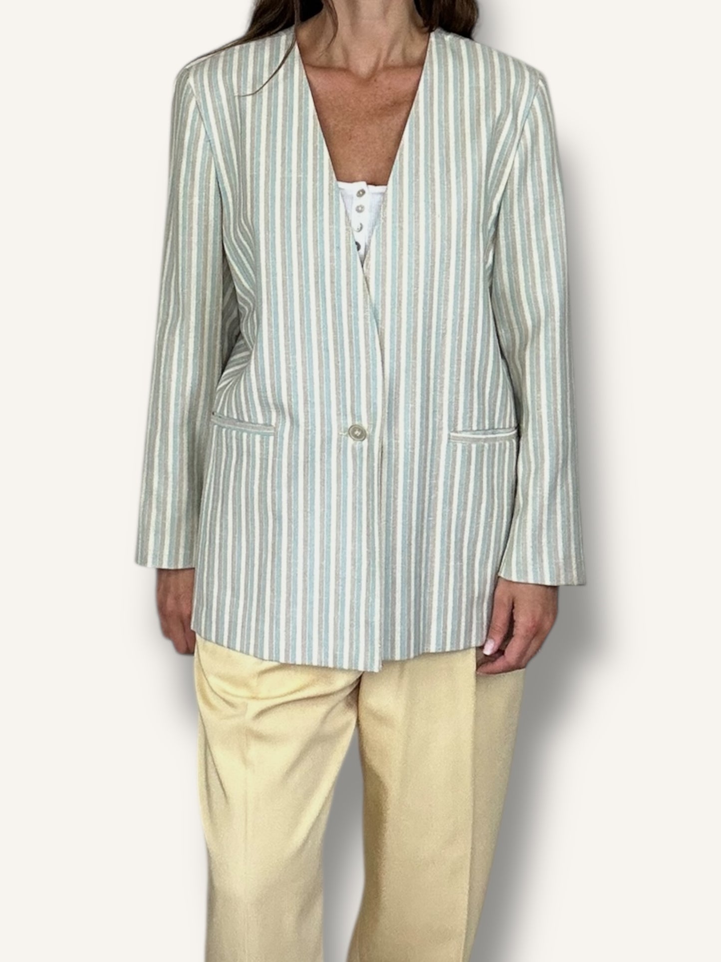 Striped blazer