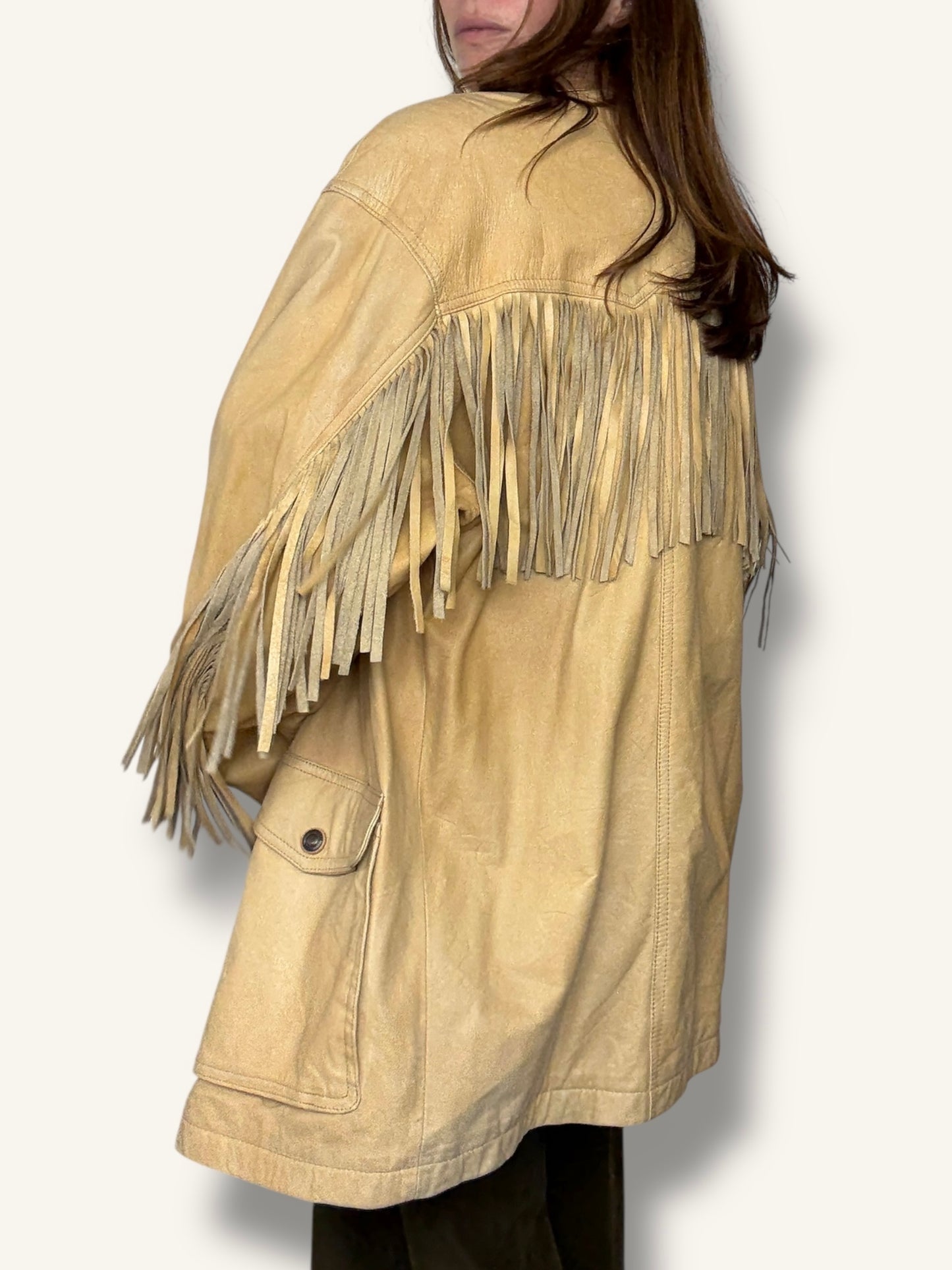 Fringe Leather Jacket