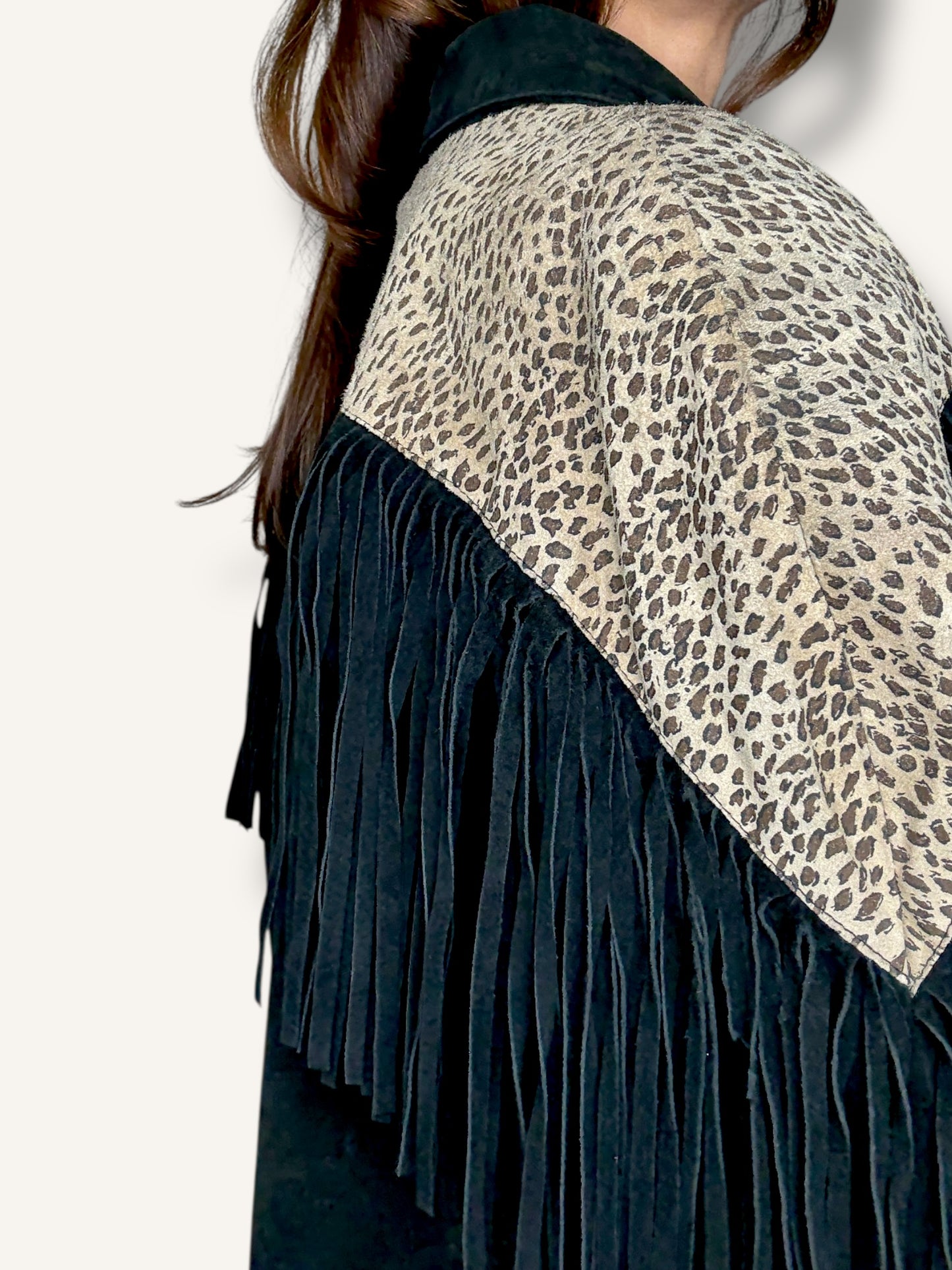 Suede Fringe Jacket