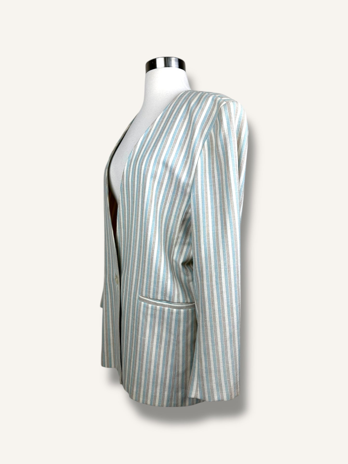 Striped blazer