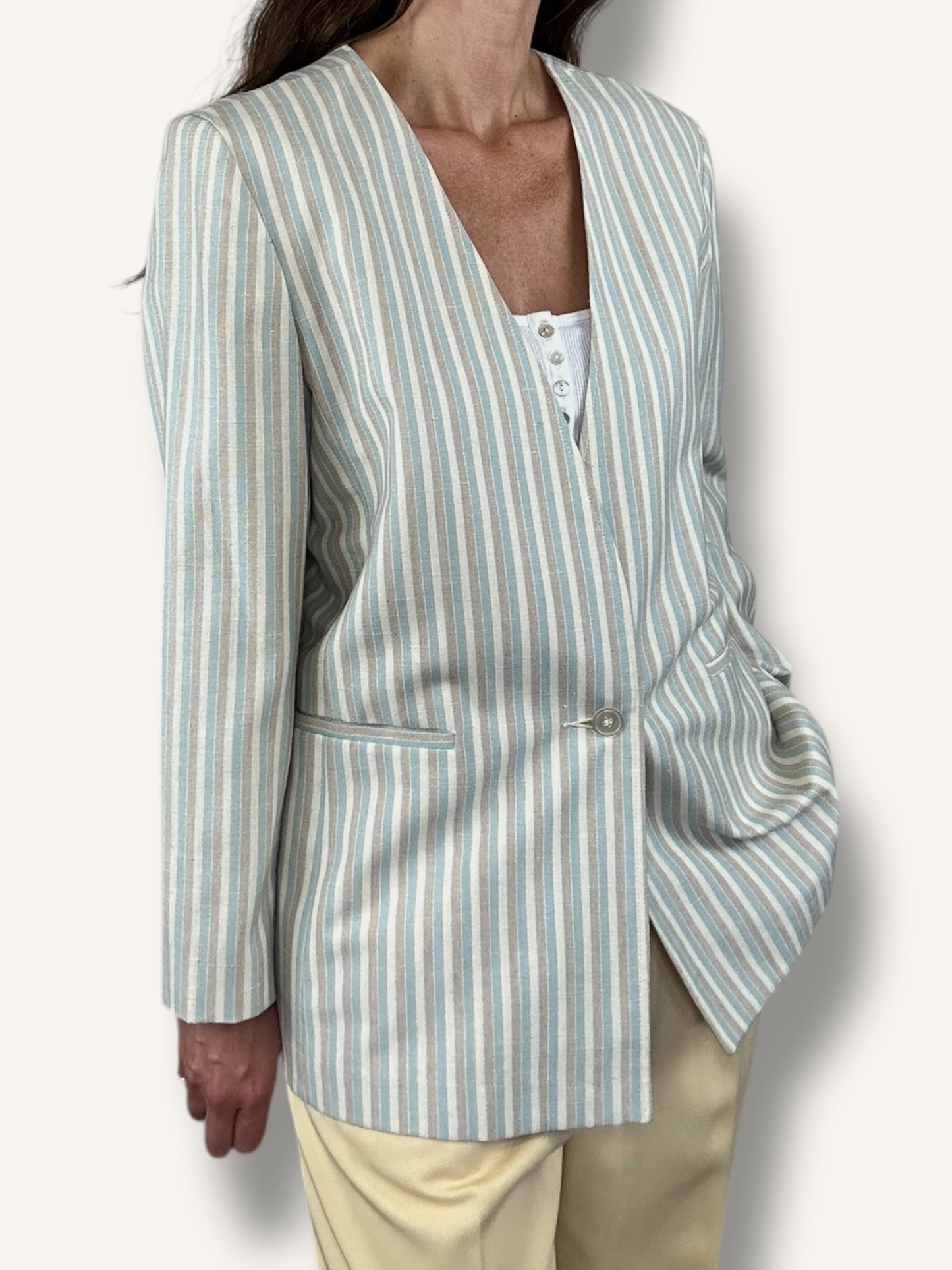 Striped blazer