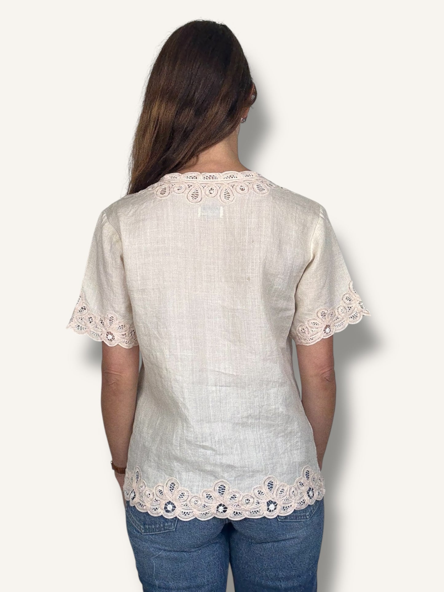 Blush Embroidered Blouse