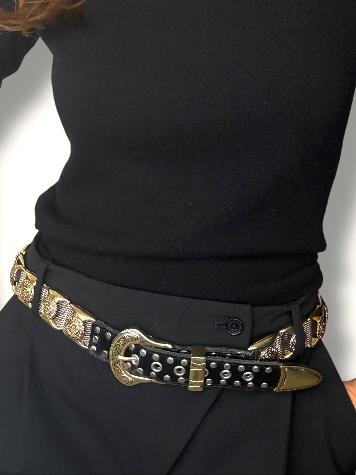 Mesh Concho Belt