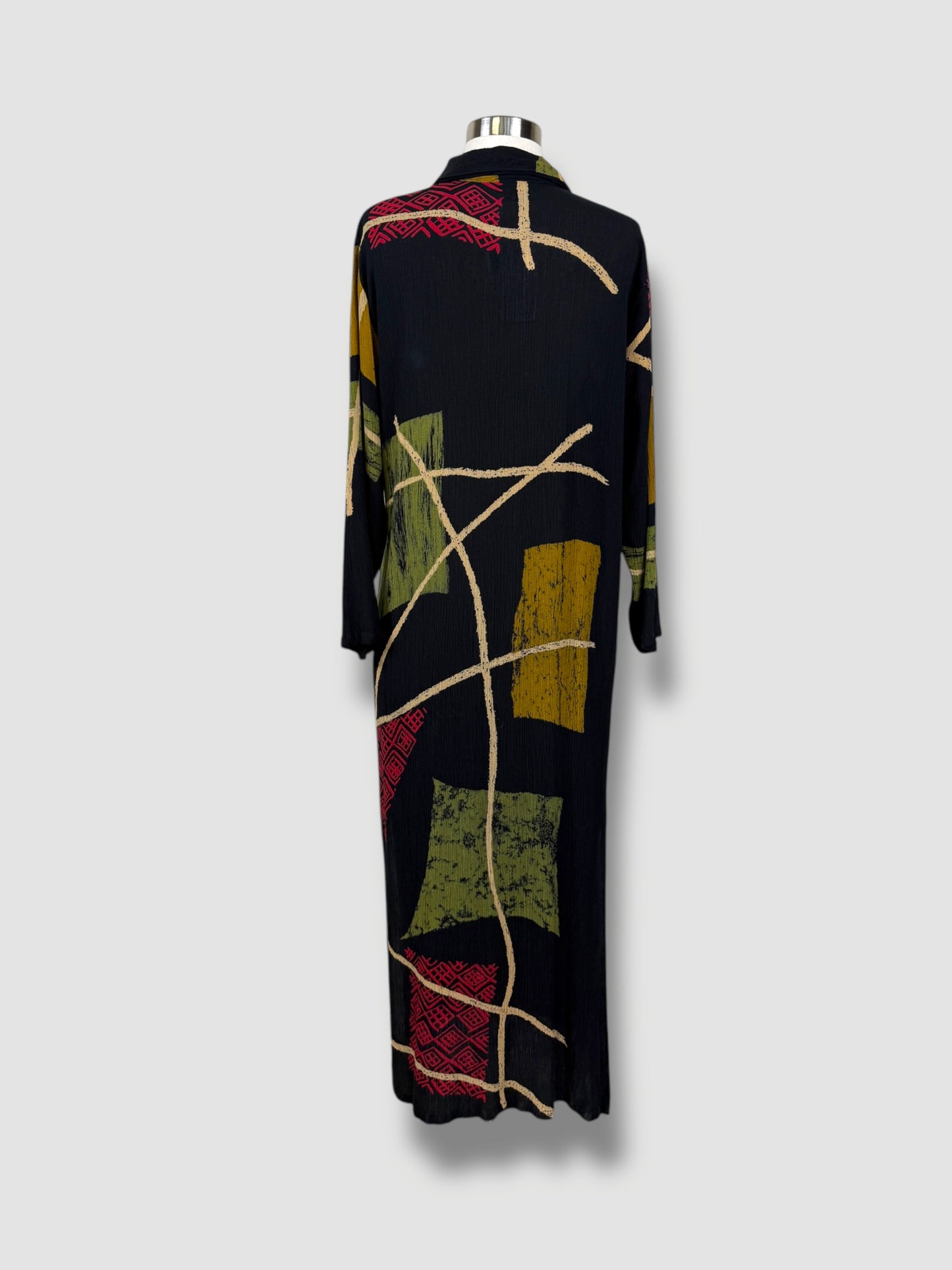 Printed Long Cardigan