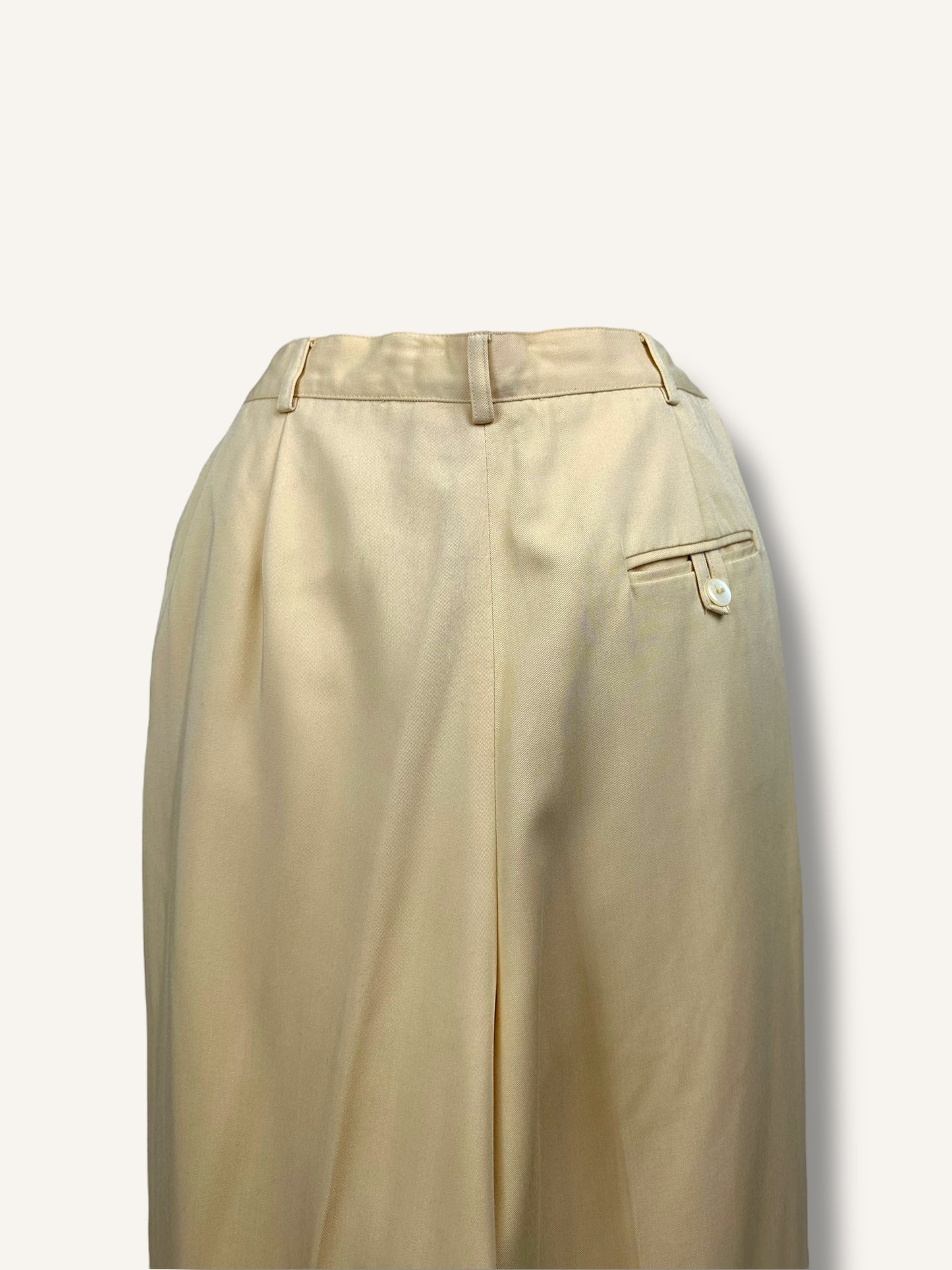 High waisted trousers