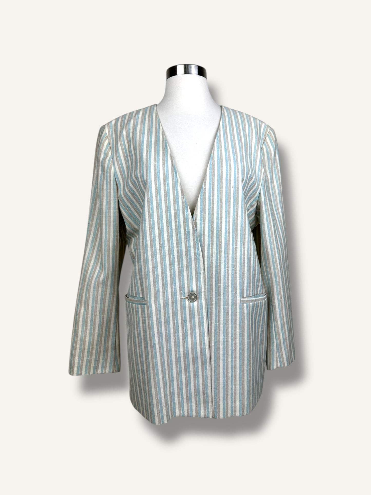 Striped blazer