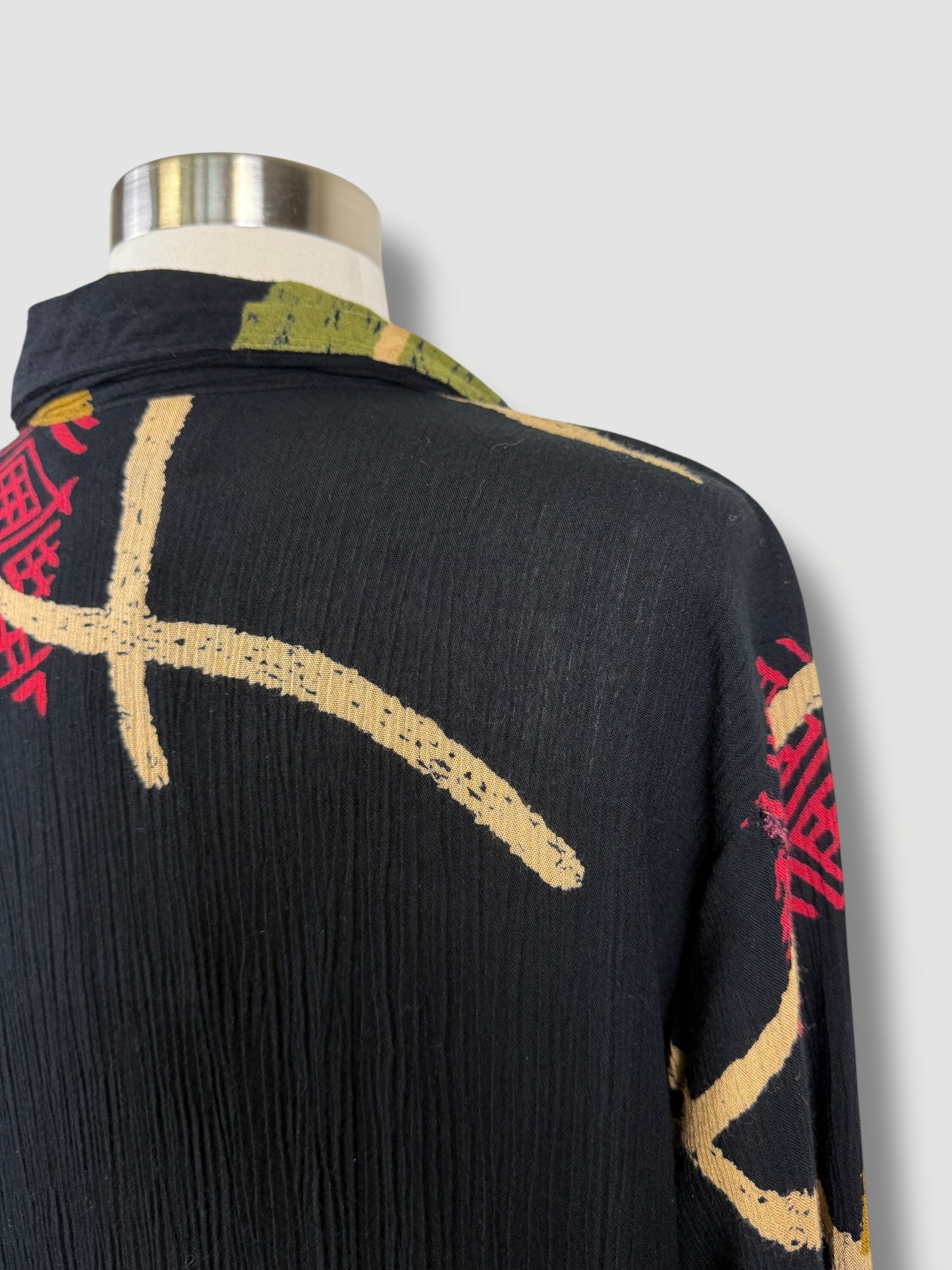 Printed Long Cardigan