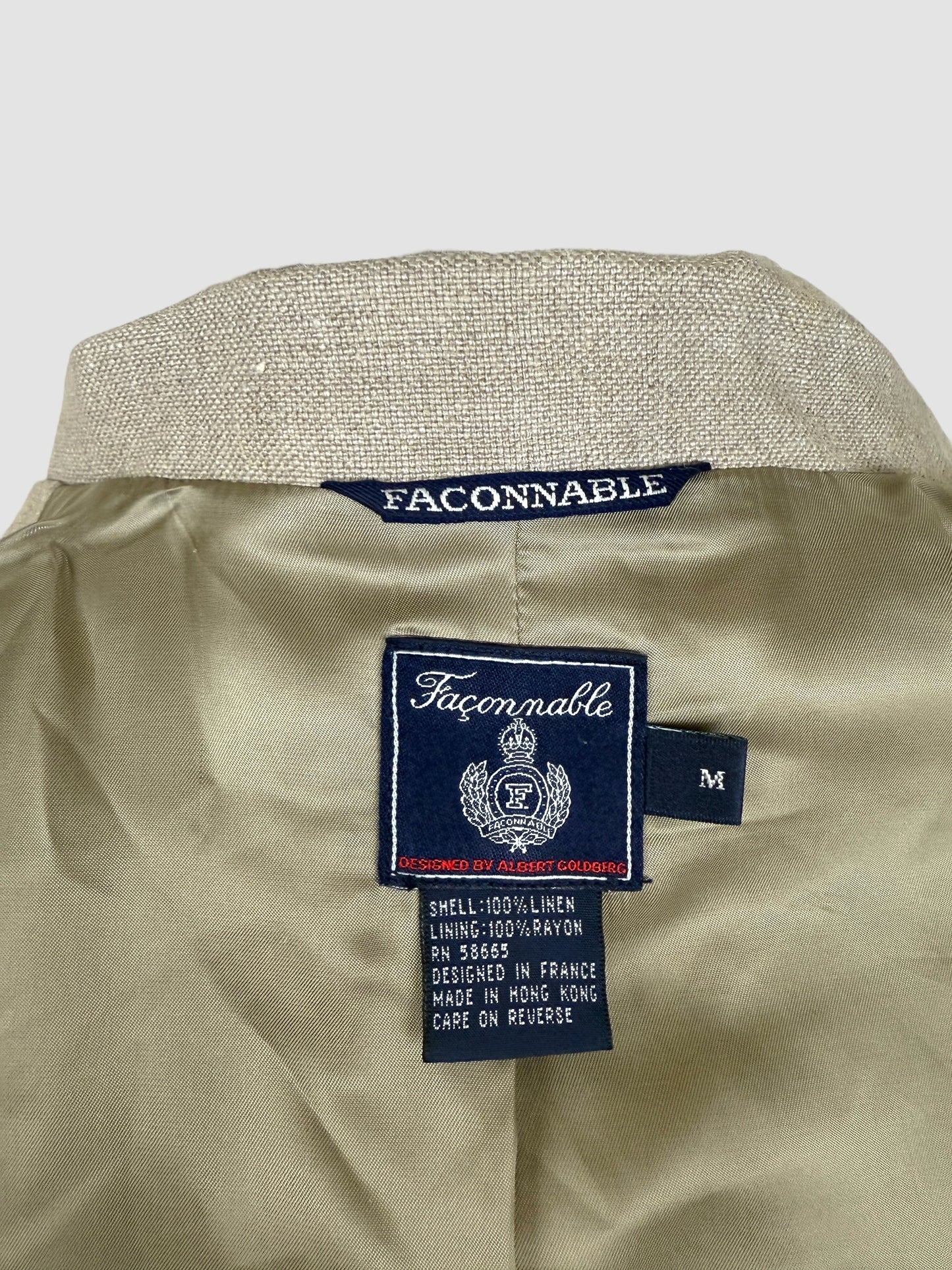 Faconnable Linen Jacket