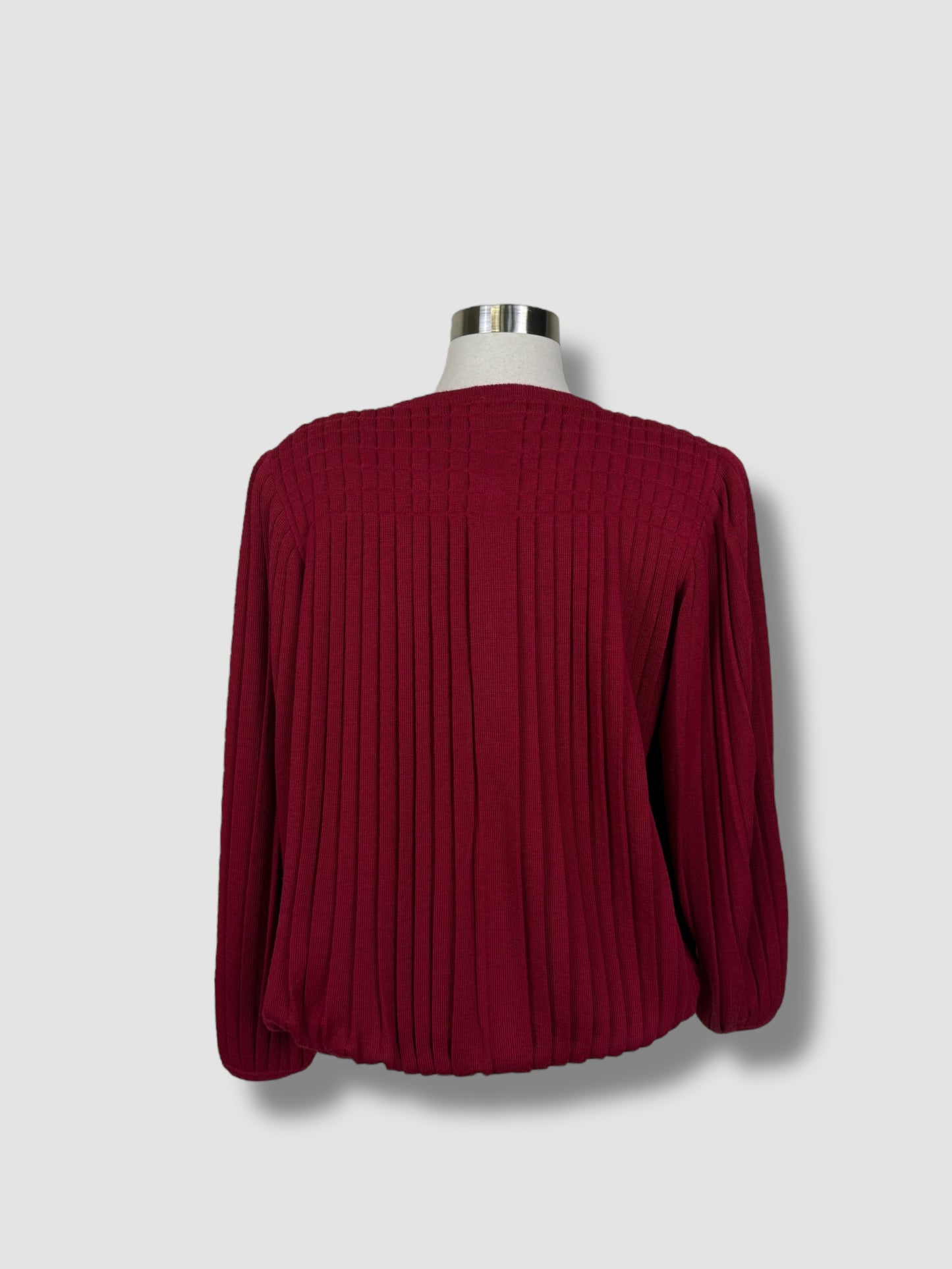 Pleated Cardigan