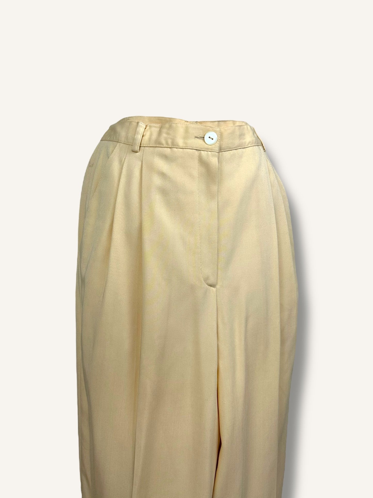 High waisted trousers