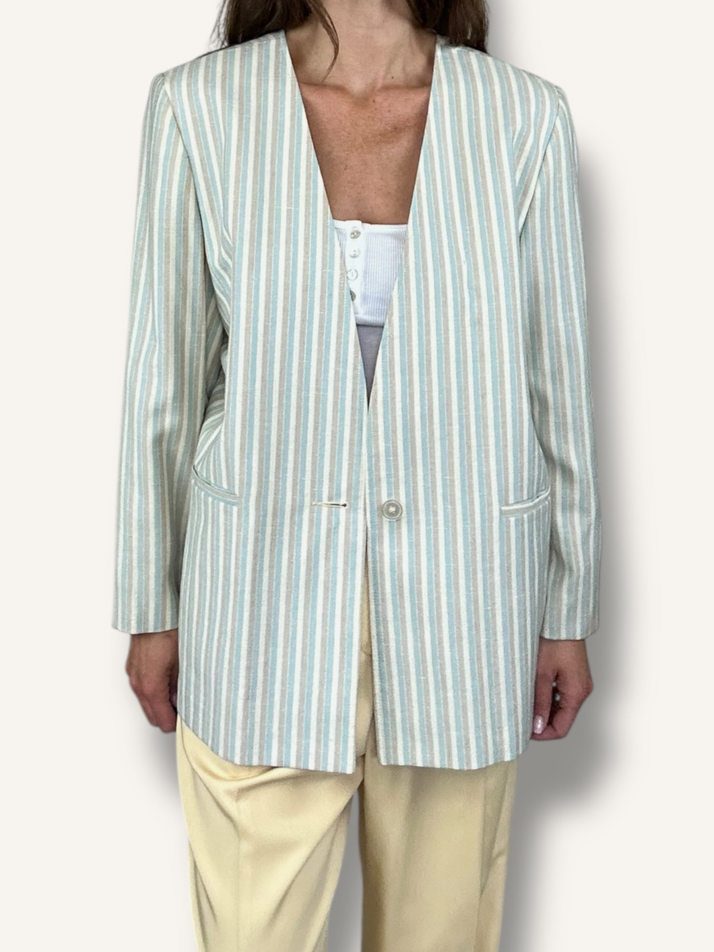 Striped blazer