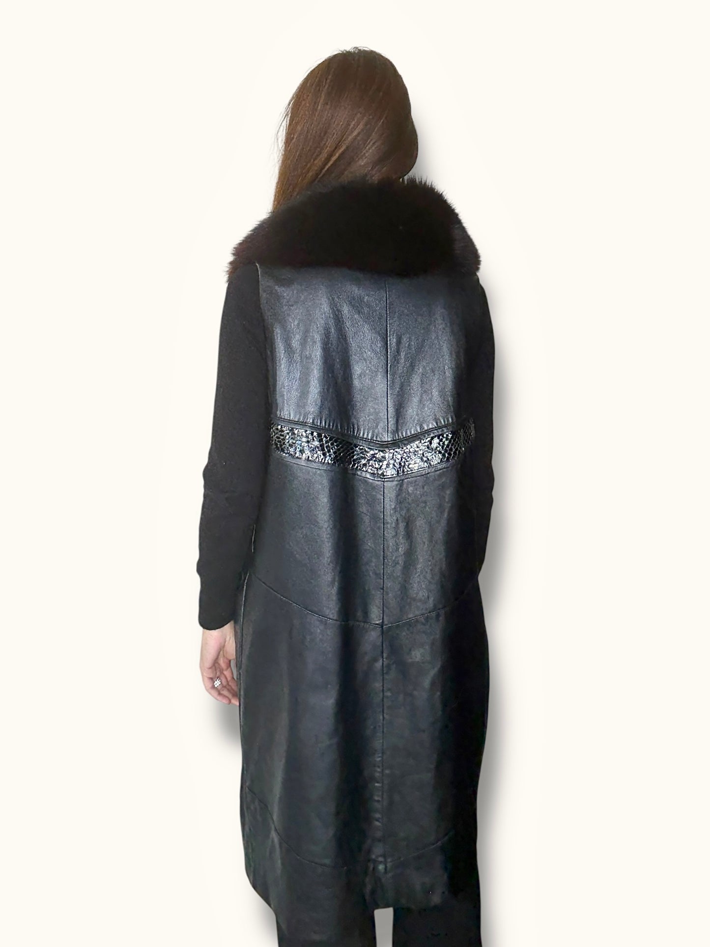 Leather & Fur Vest