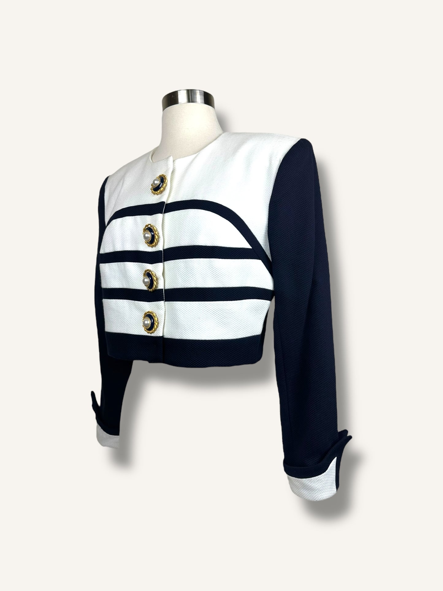 Nautical cropped jacket
