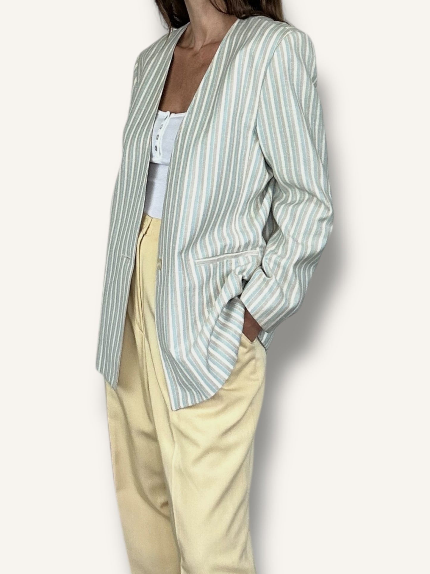 Striped blazer